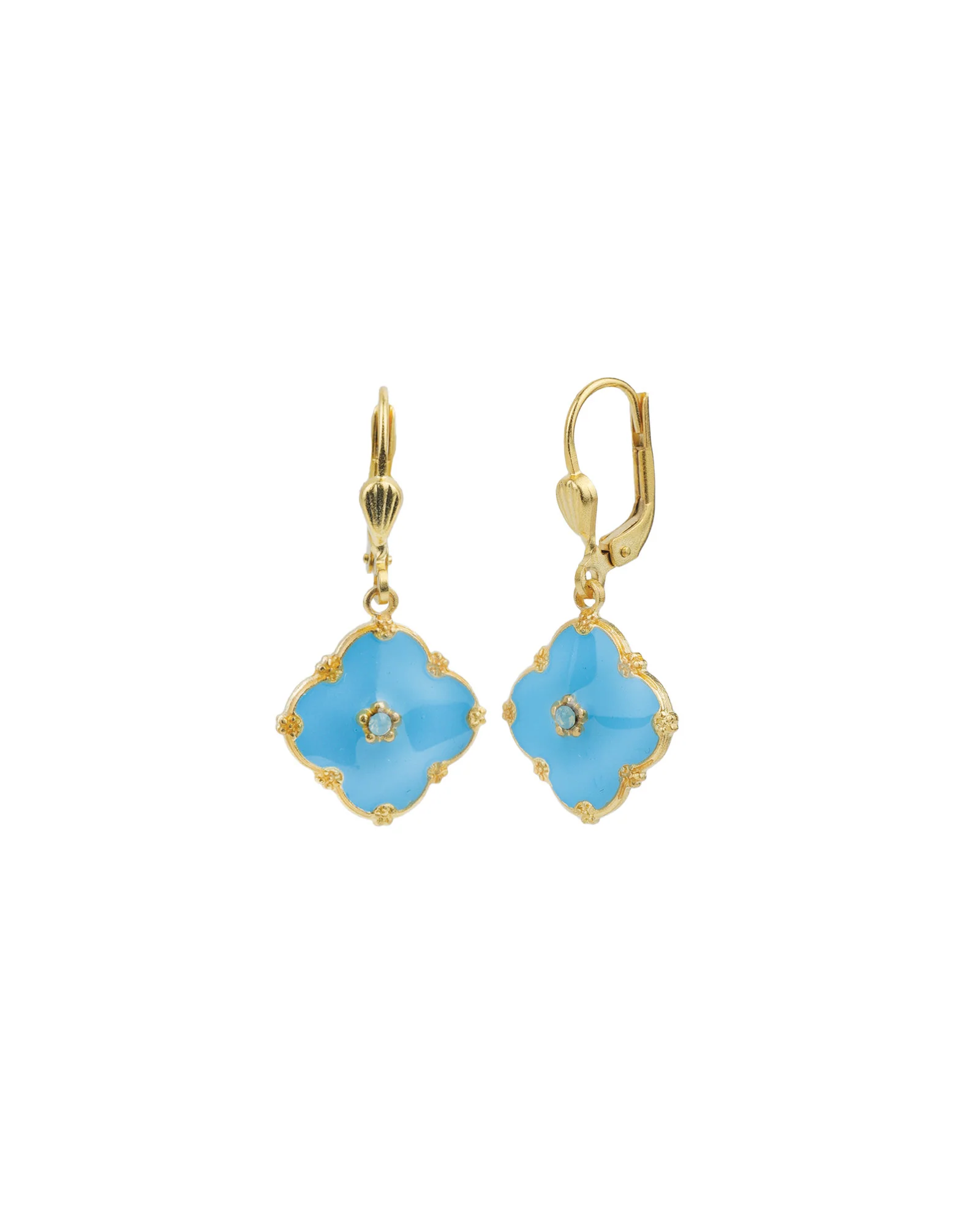 Clover Enamel Crystal Hooks - Image 3