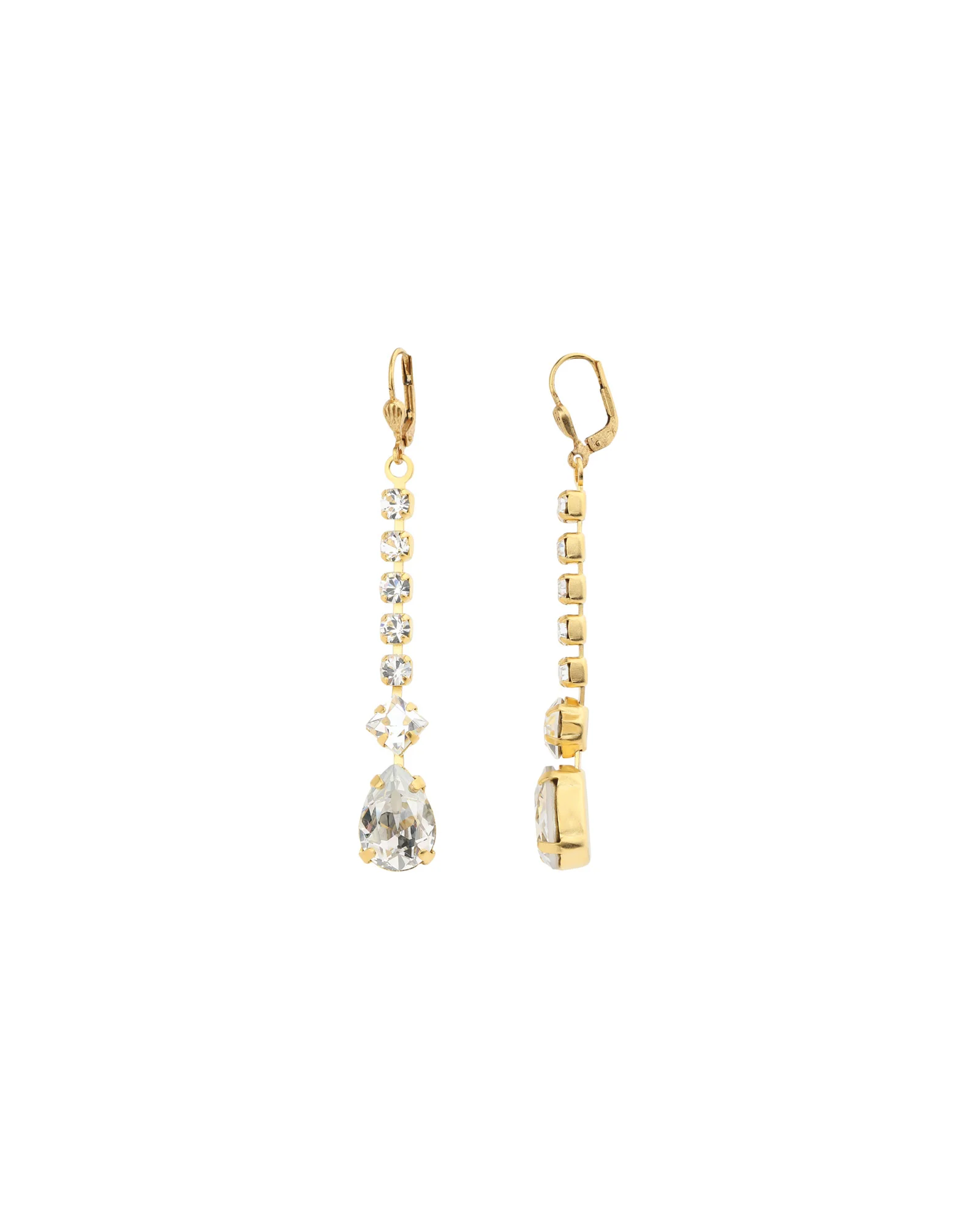 Crystal Chain Teardrop Hooks - Image 3