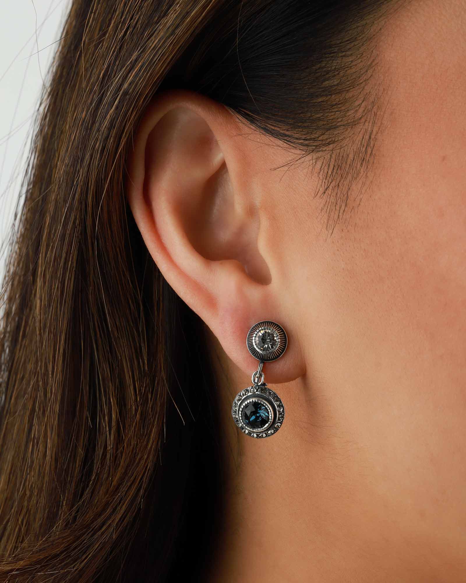 Crystal Converter Clip-On Earrings - Image 2
