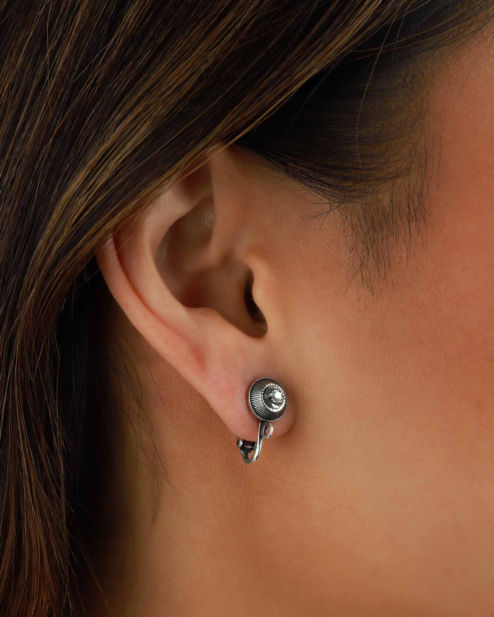 Crystal Converter Clip-On Earrings - Image 3