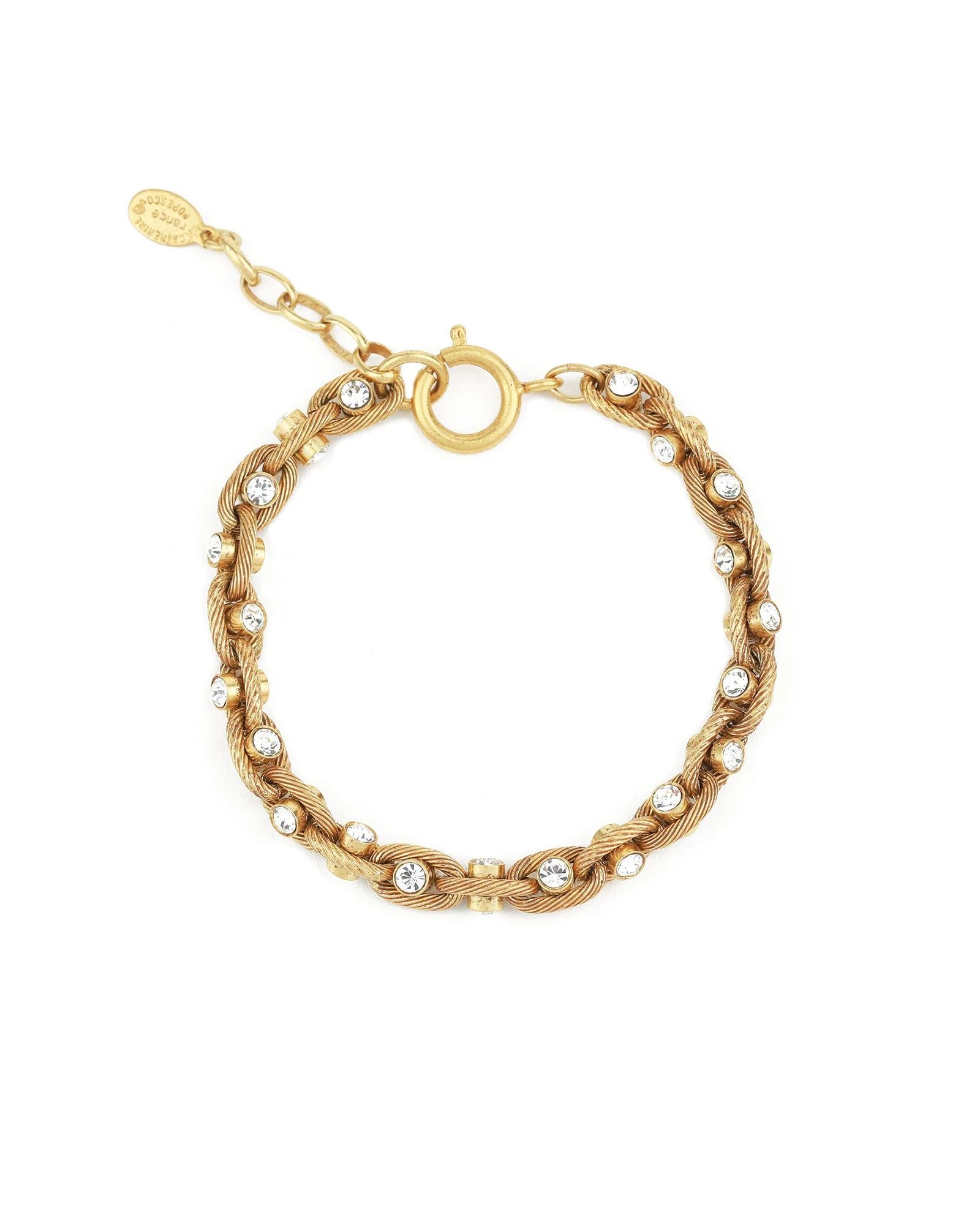 Crystal In Link Bracelet