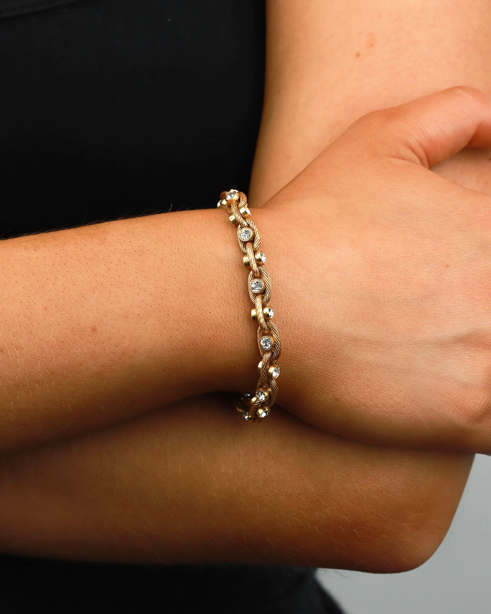Crystal In Link Bracelet - Image 2