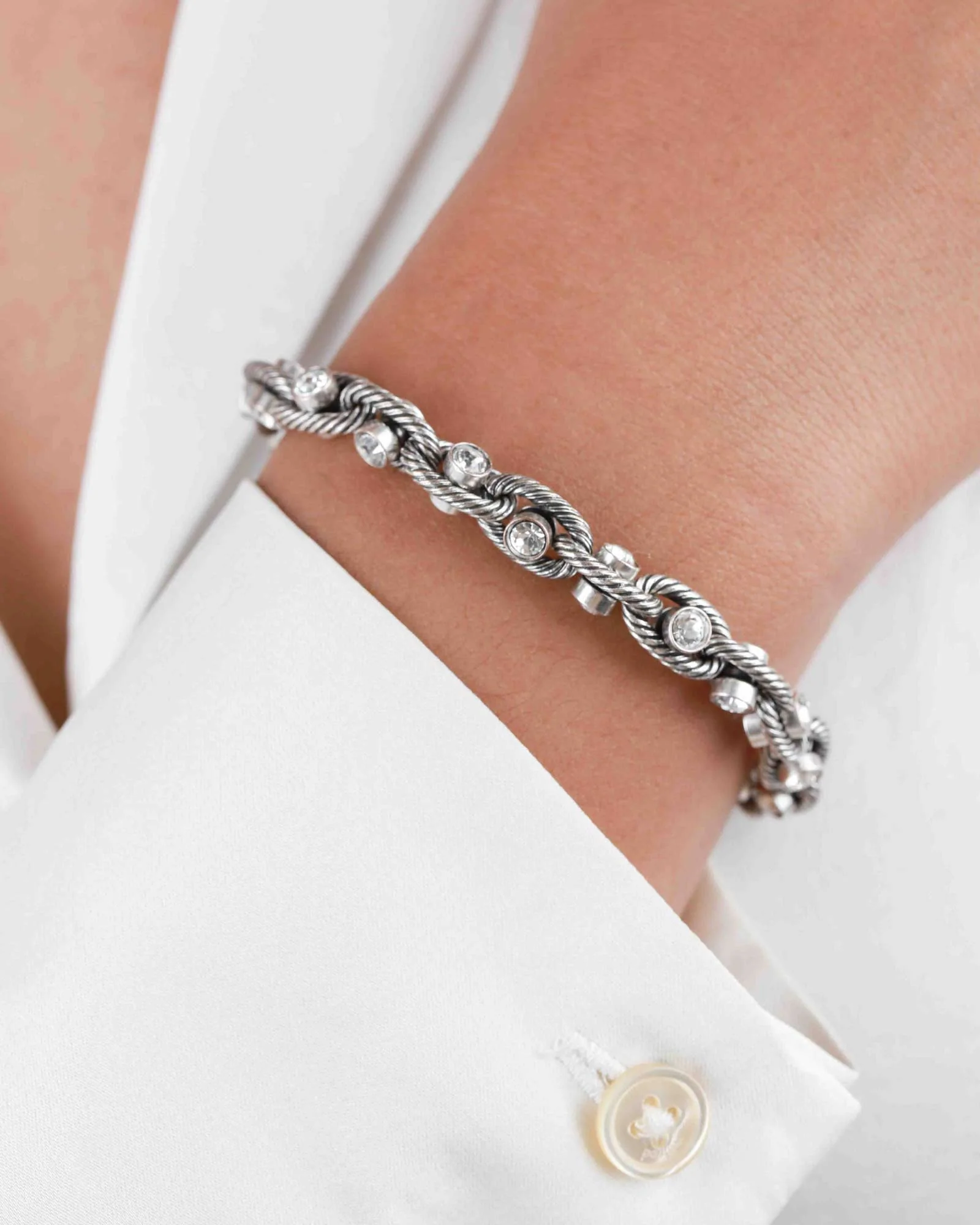 Crystal In Link Bracelet - Image 2