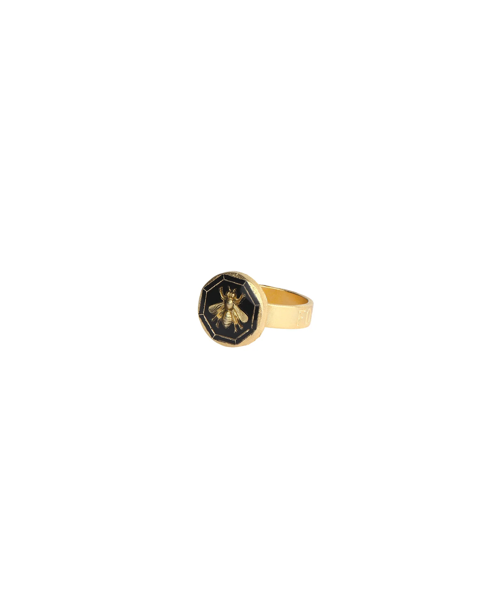 Enamel Bee Ring - Image 3