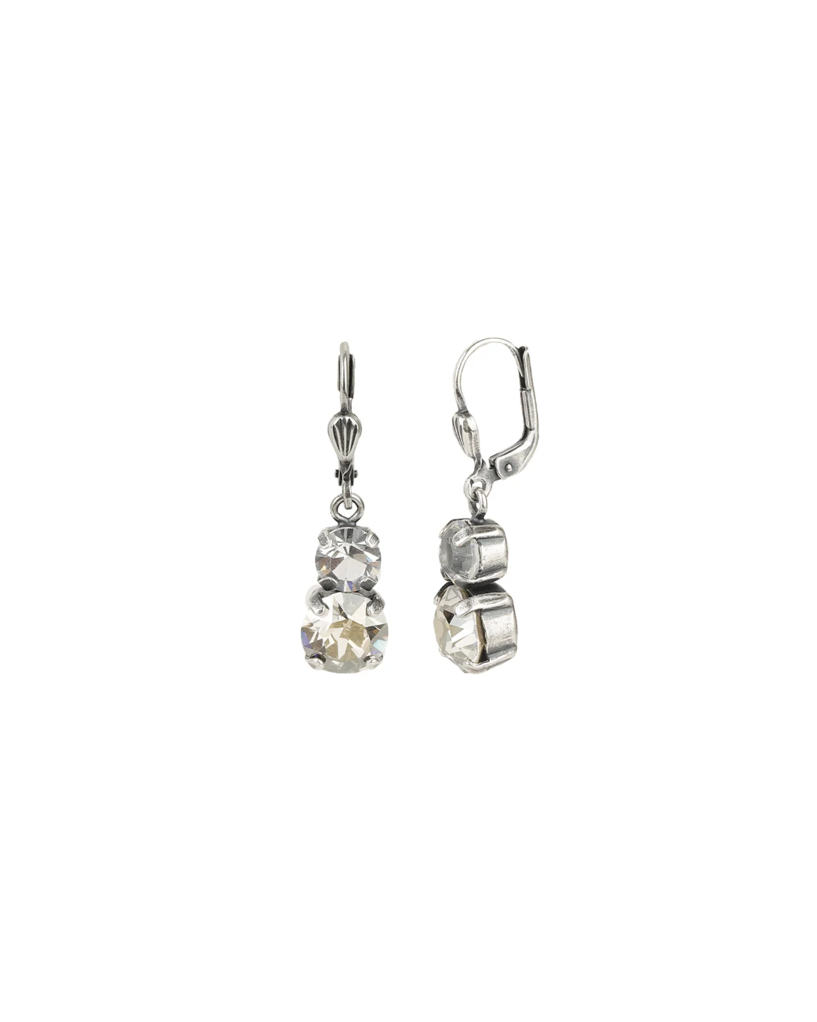 Graduated Round Crystal Hooks