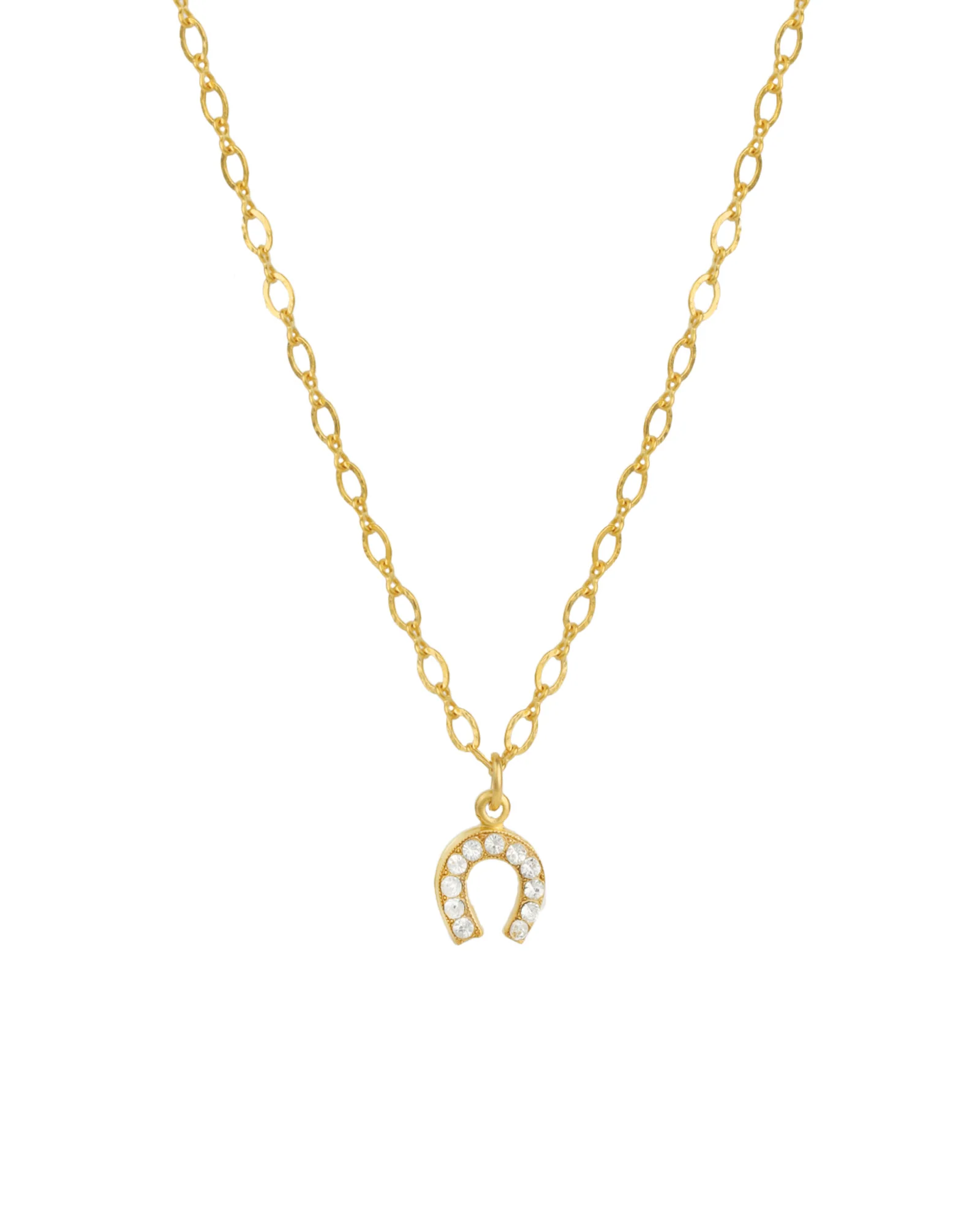 Horseshoe Crystal Necklace