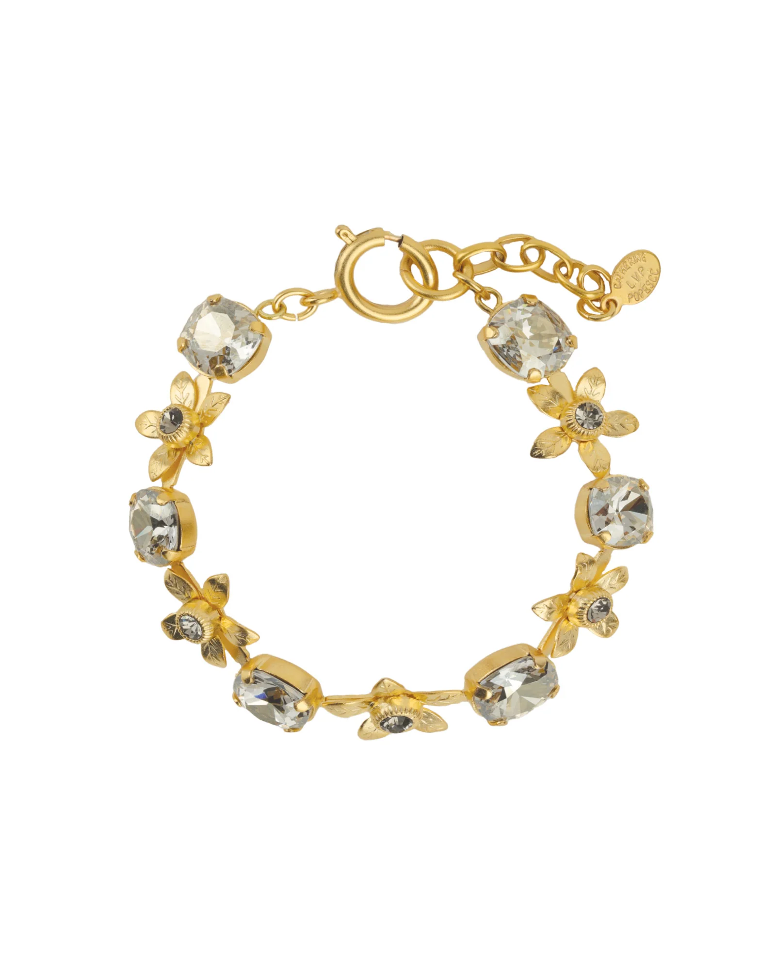 Lotus Flower Crystal Bracelet - Image 3