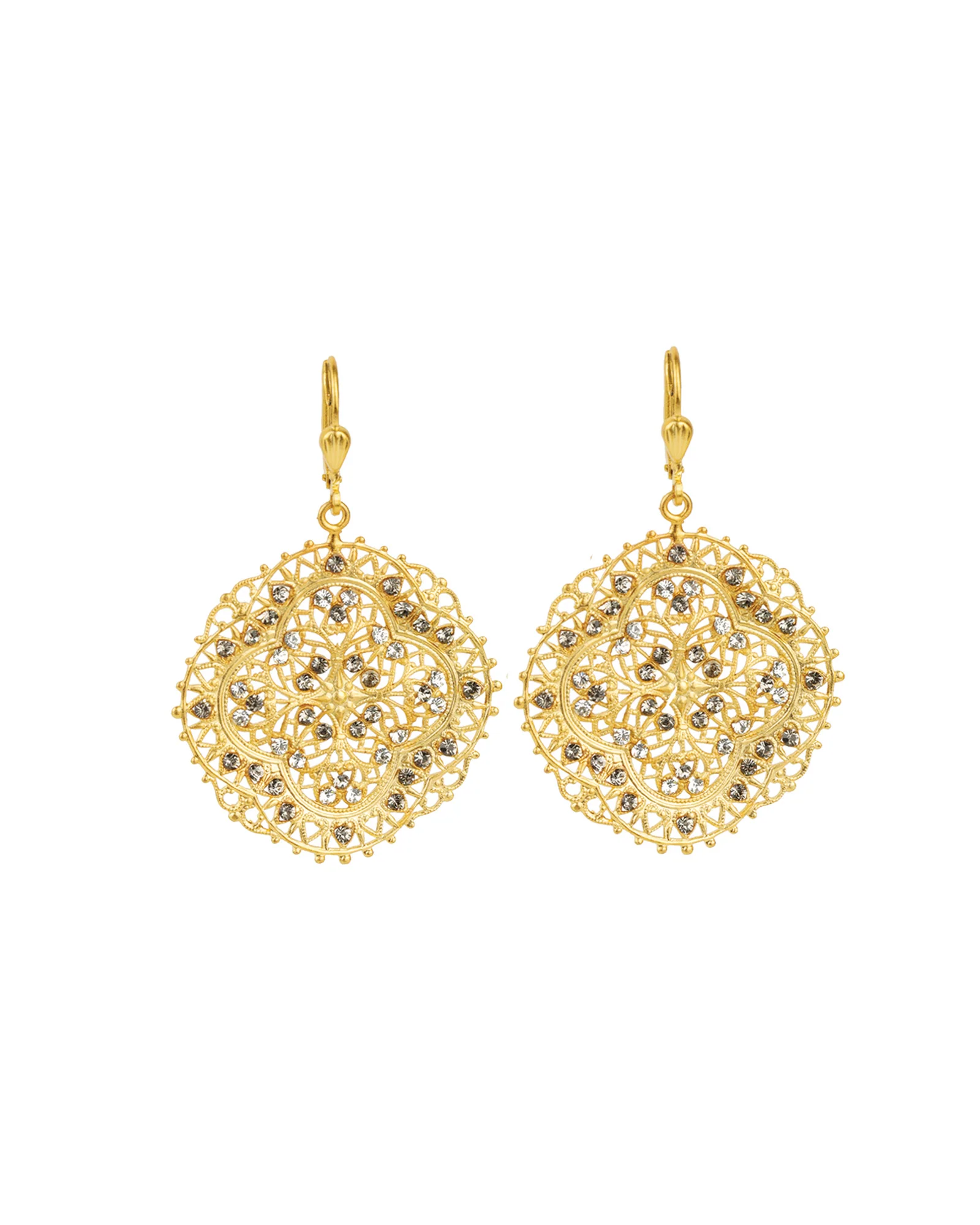Round Clover Filigree Hooks