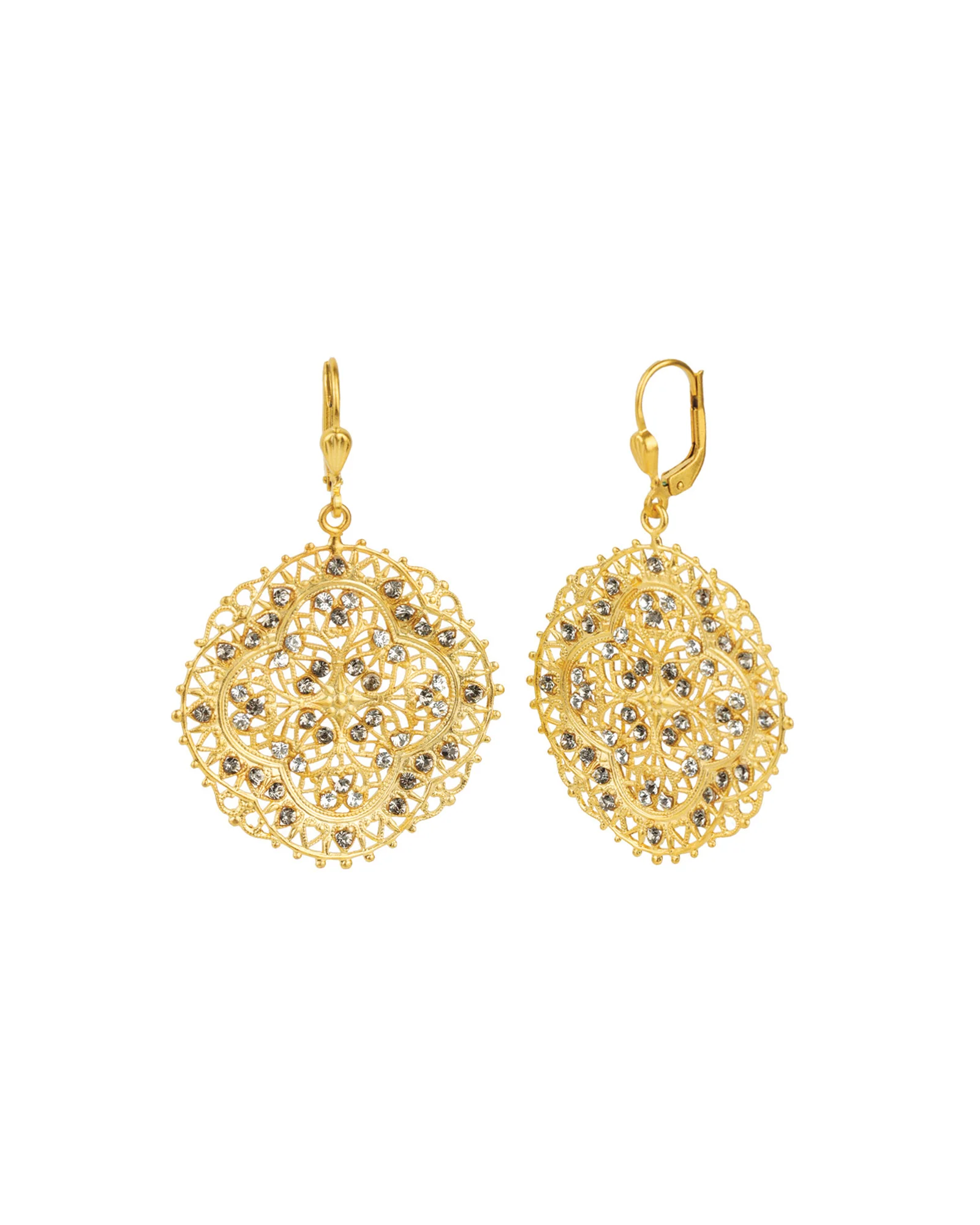 Round Clover Filigree Hooks - Image 3