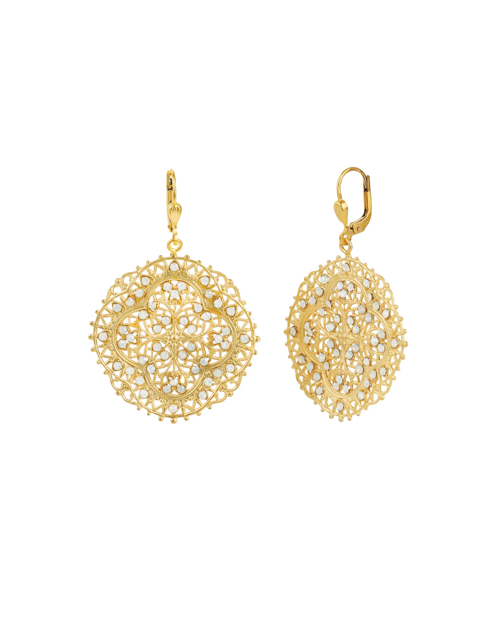 Round Clover Filigree Hooks - Image 3