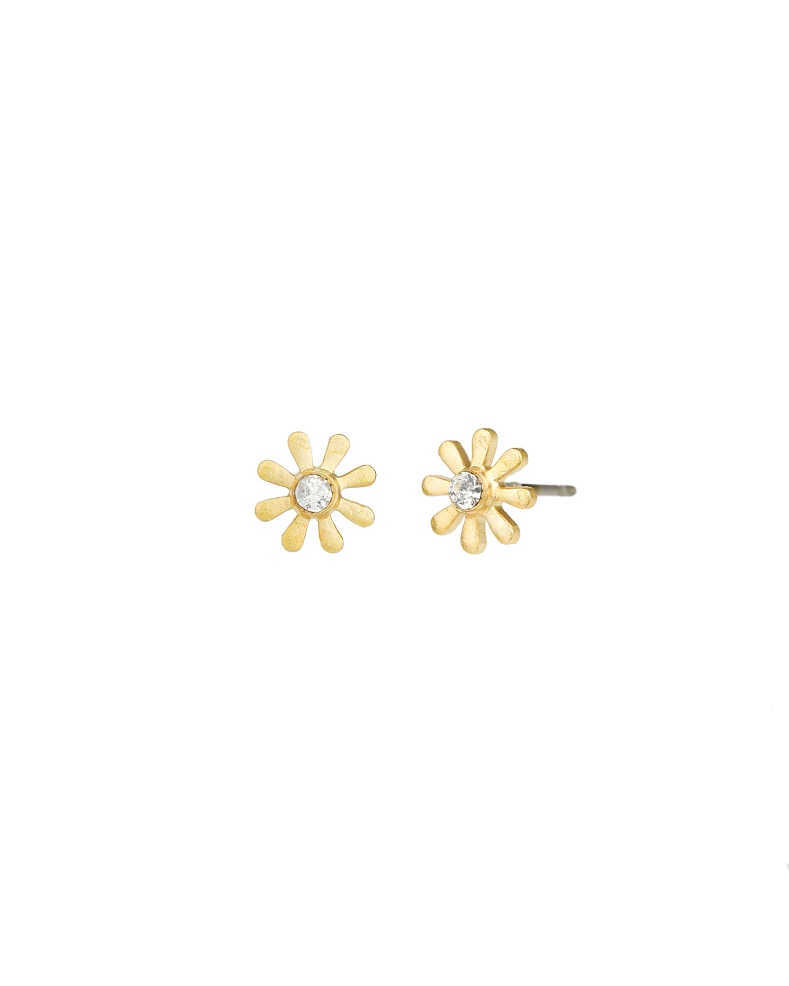 Daisy Crystal Centre Studs