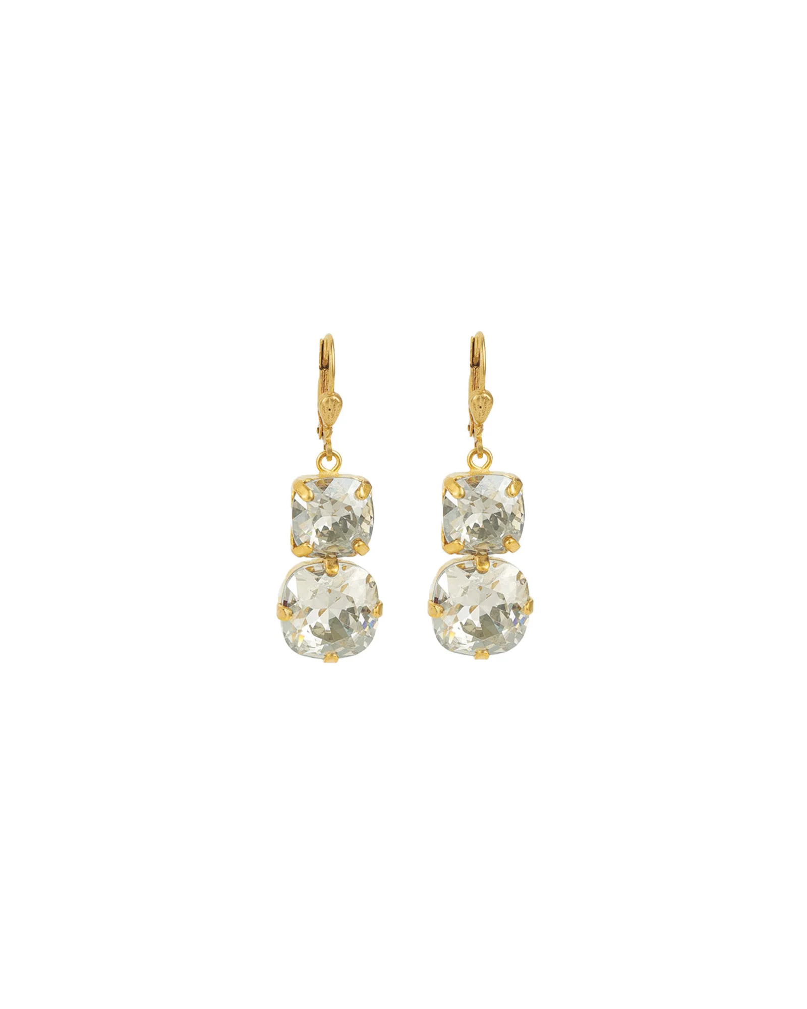 Two Round Crystal Hooks