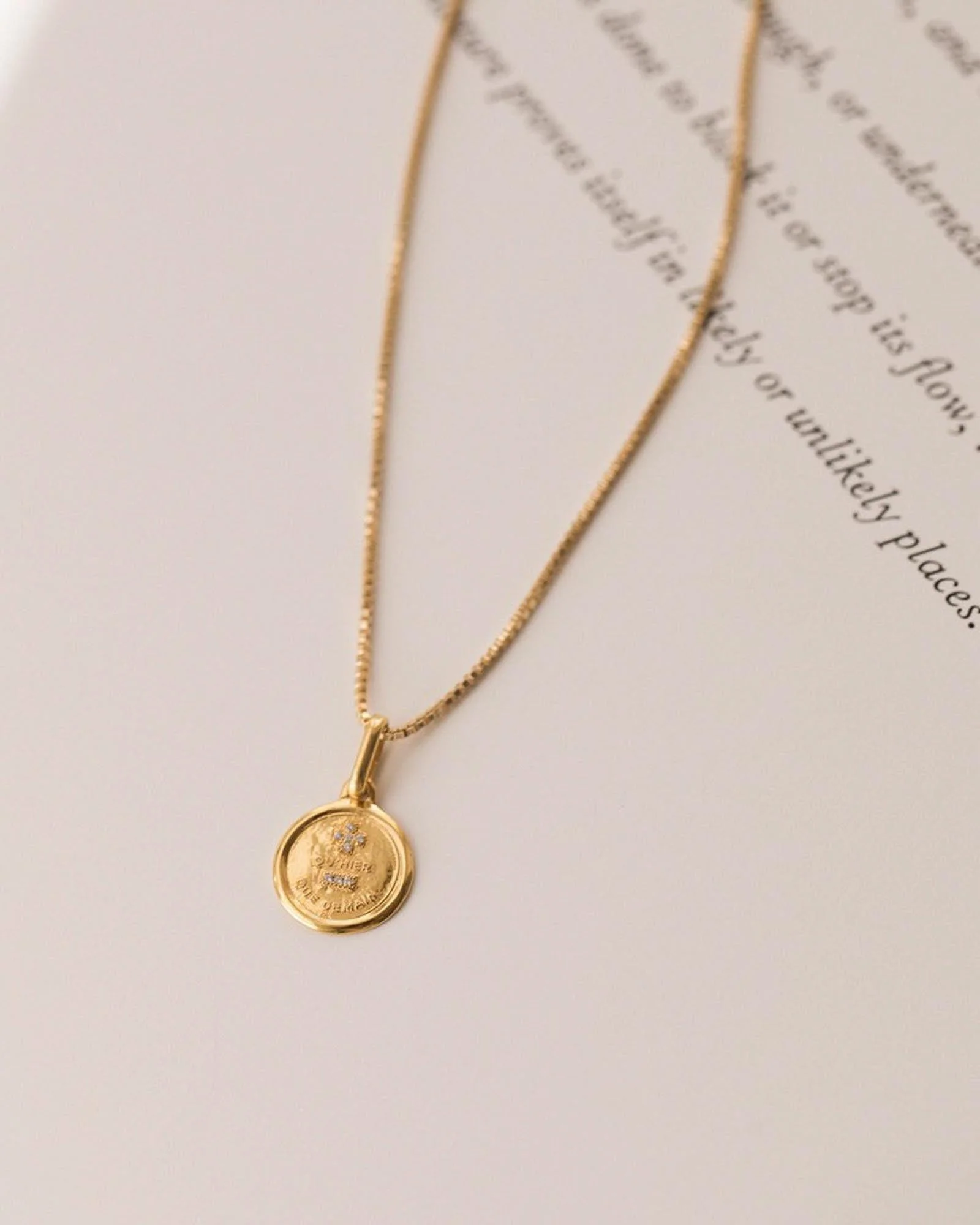 Love Token Round Necklace - Image 4