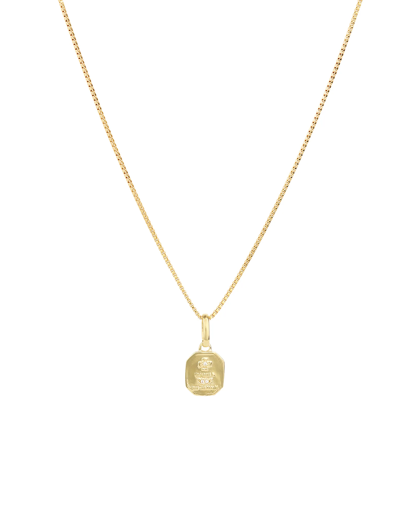 Love Token Square Necklace