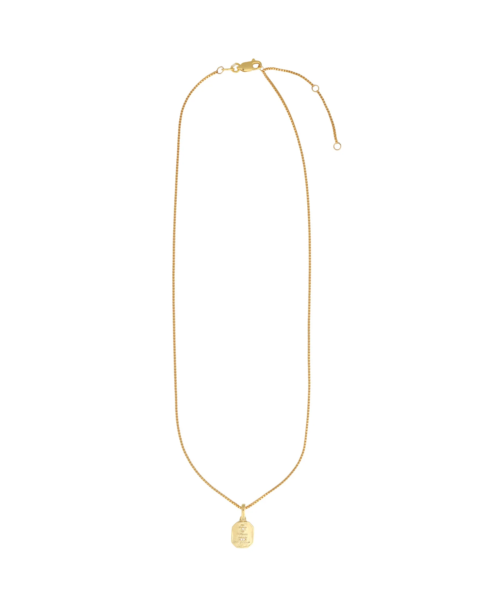 Love Token Square Necklace - Image 3