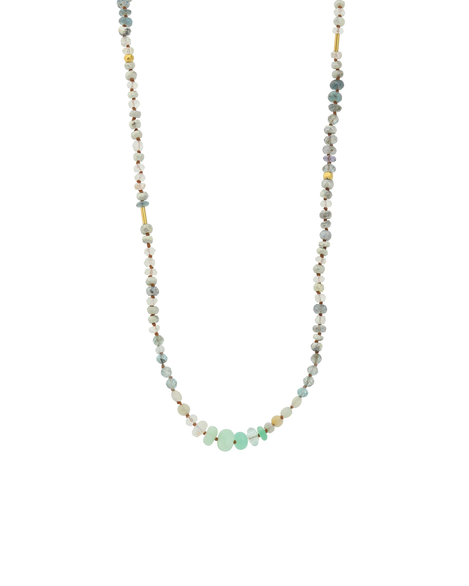 Mixed Stone Beaded Necklace