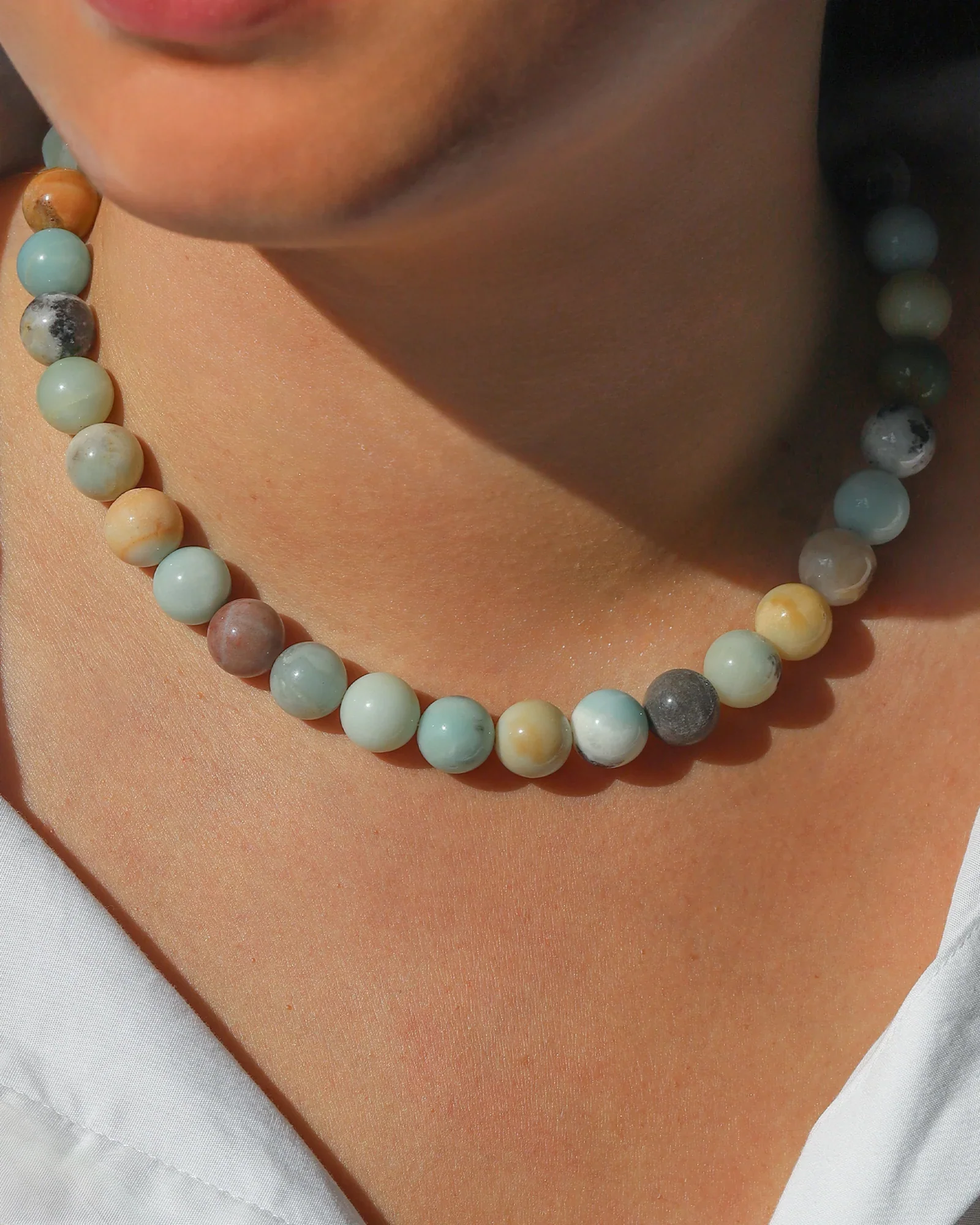 Chunky Beaded Necklace | 12mm - Image 2