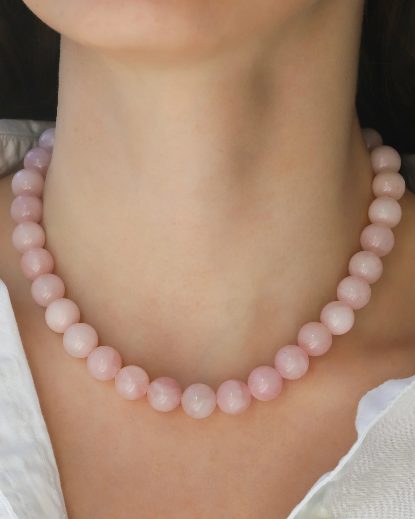 Chunky Beaded Necklace | 12mm - Image 2
