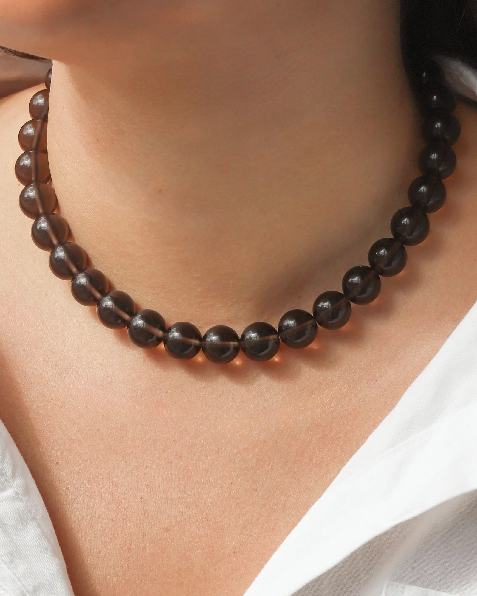 Chunky Beaded Necklace | 12mm - Image 4