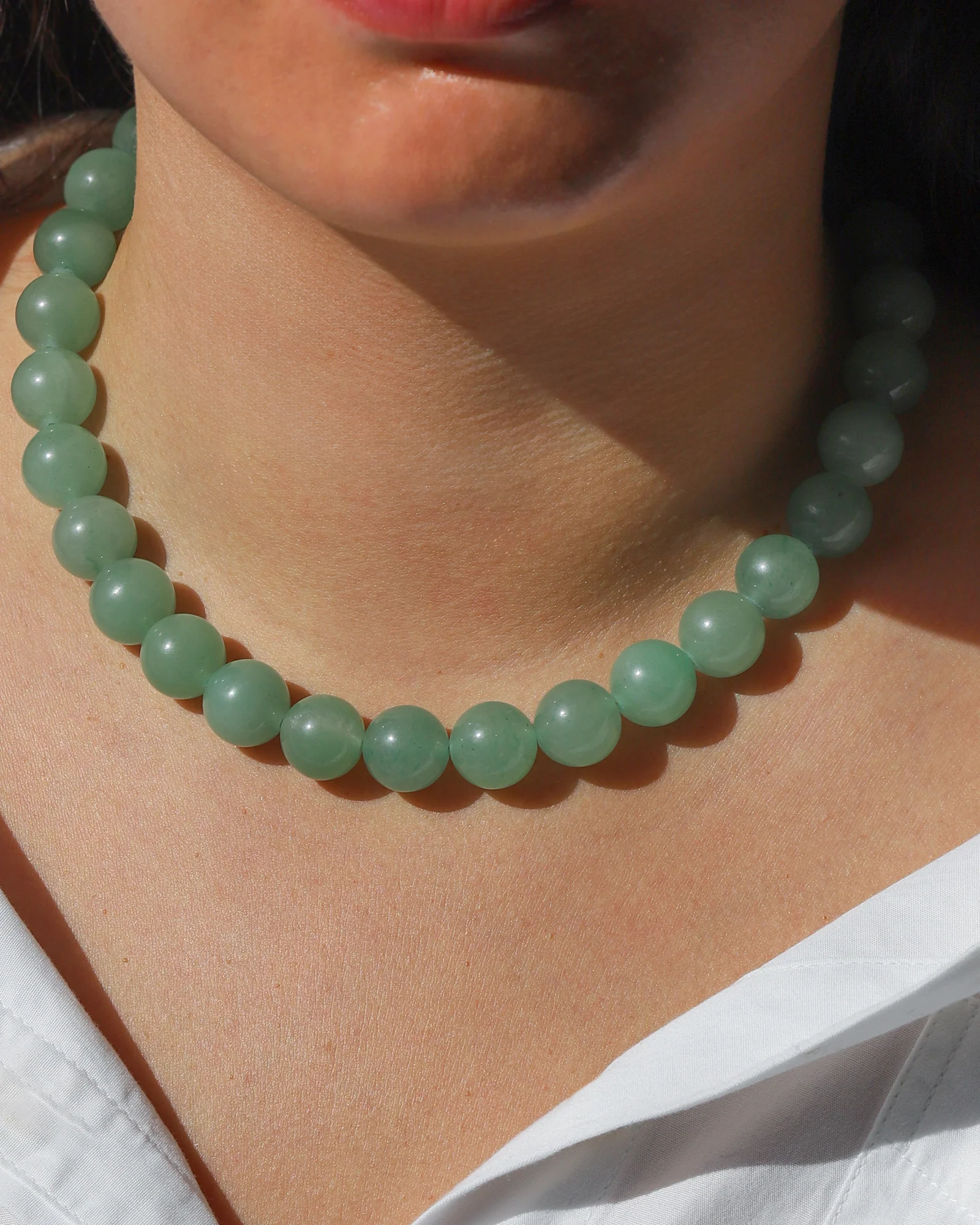 Chunky Beaded Necklace | 14mm - Image 2