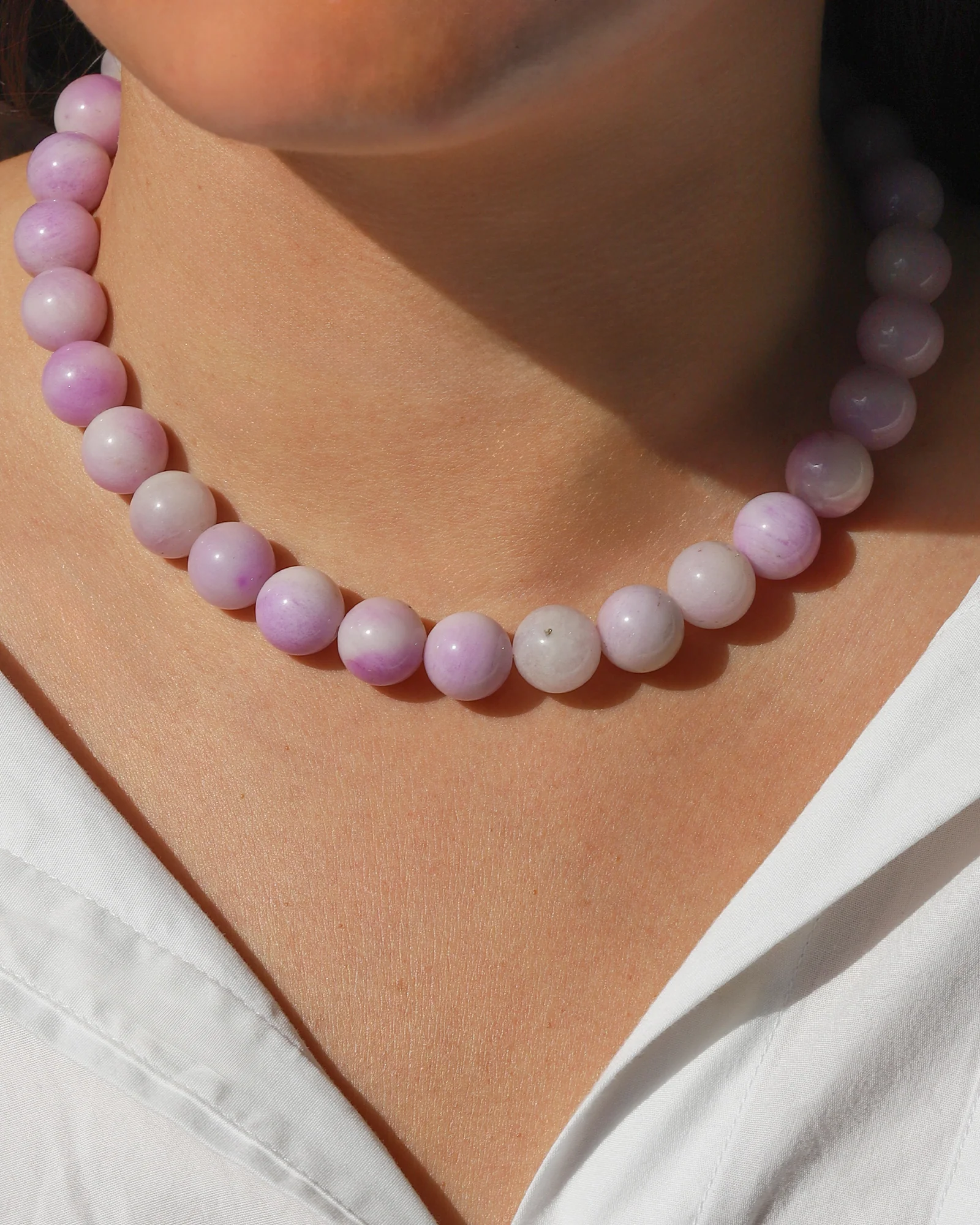 Chunky Beaded Necklace | 14mm - Image 2