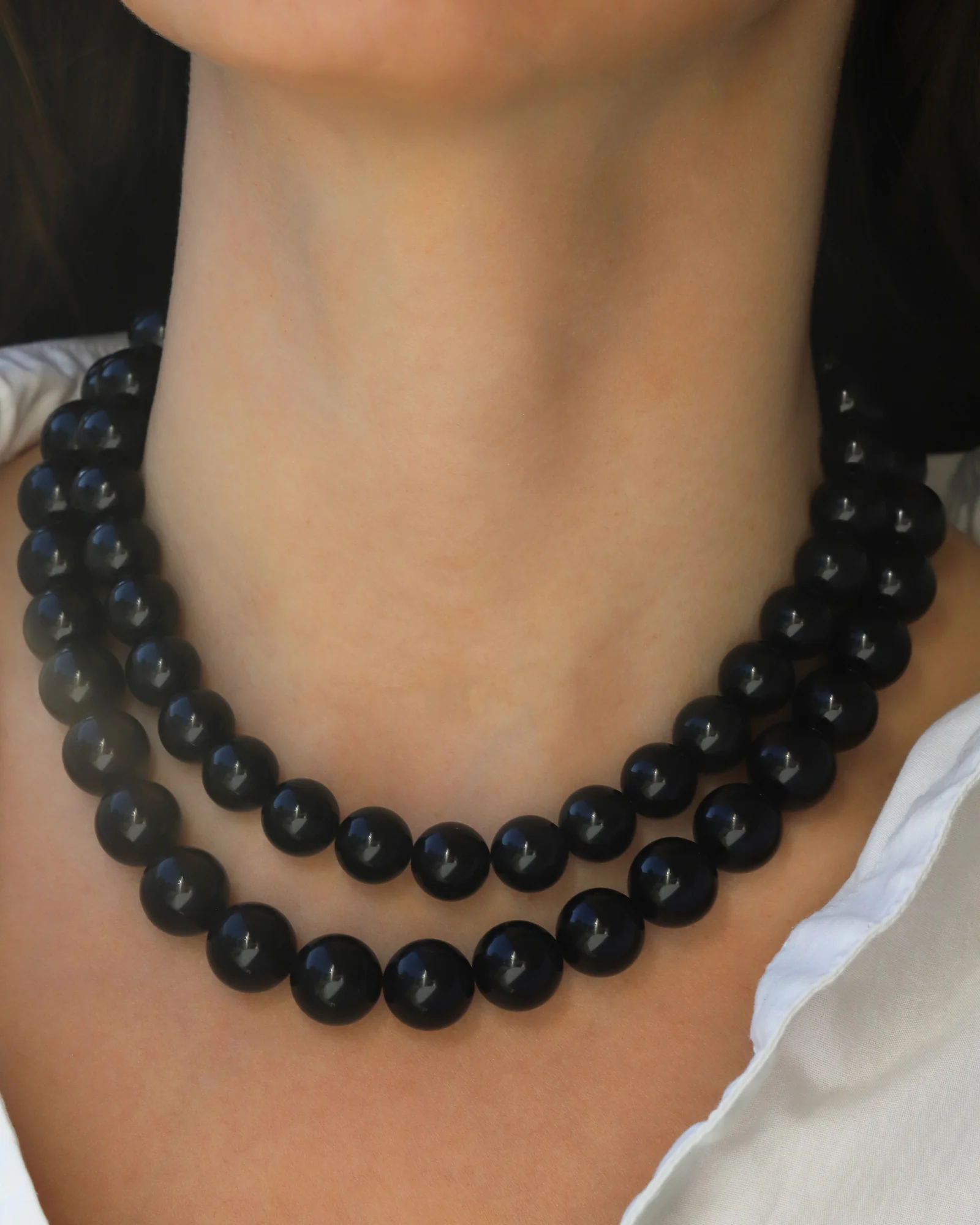 Chunky Beaded Necklace | 14mm - Image 5