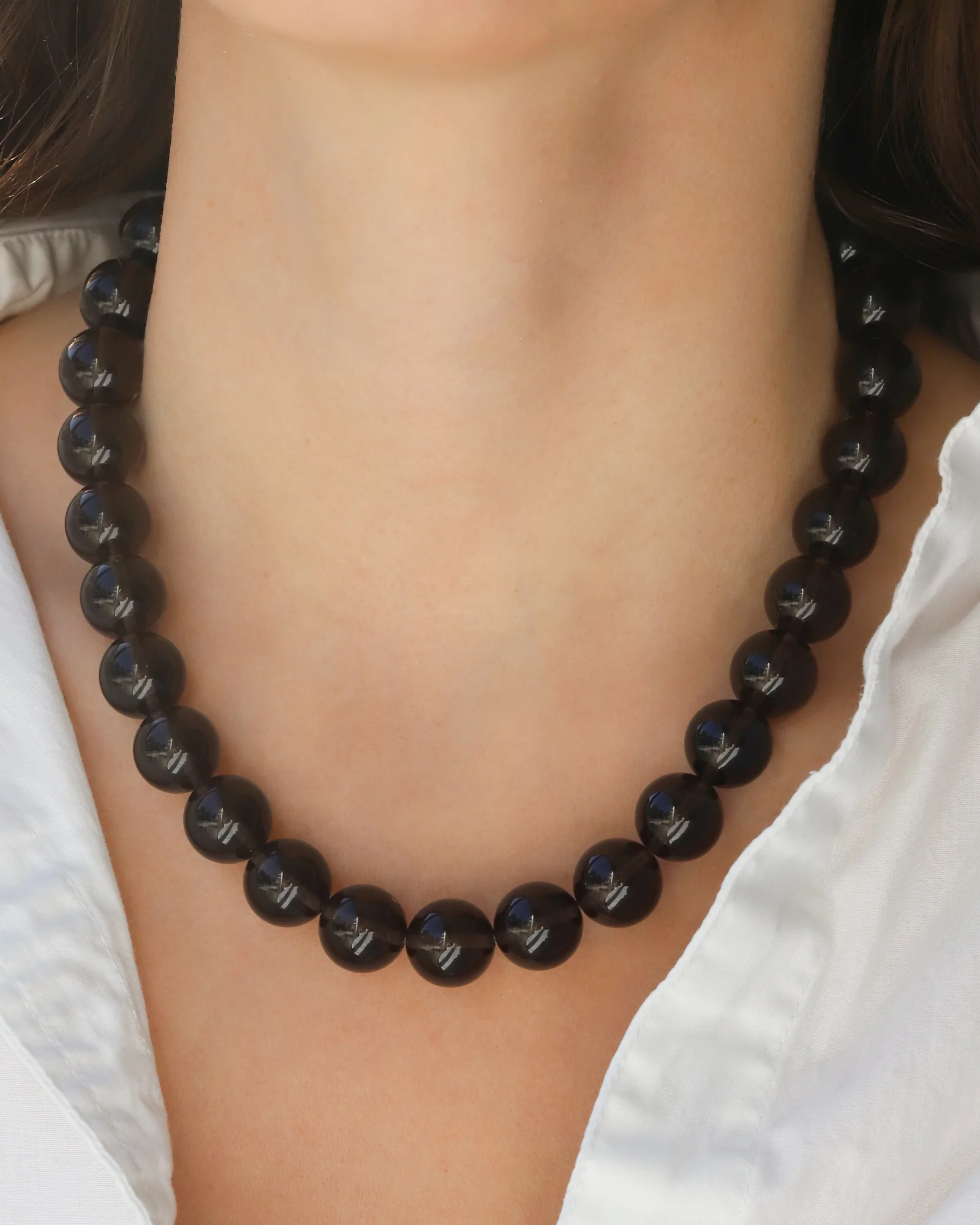 Chunky Beaded Necklace | 14mm - Image 2