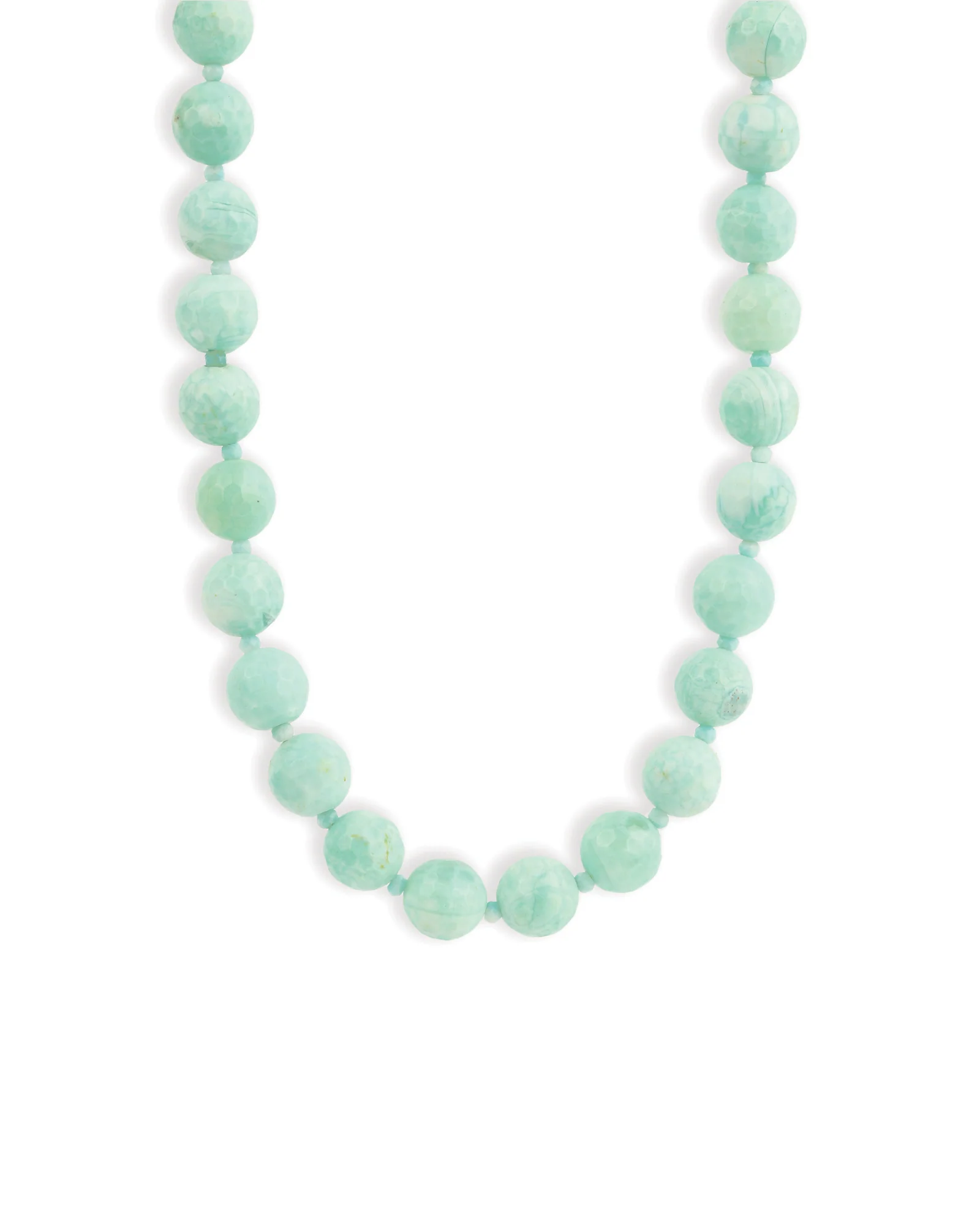 Faceted Mixed Shape Long Beaded Necklace | 10mm