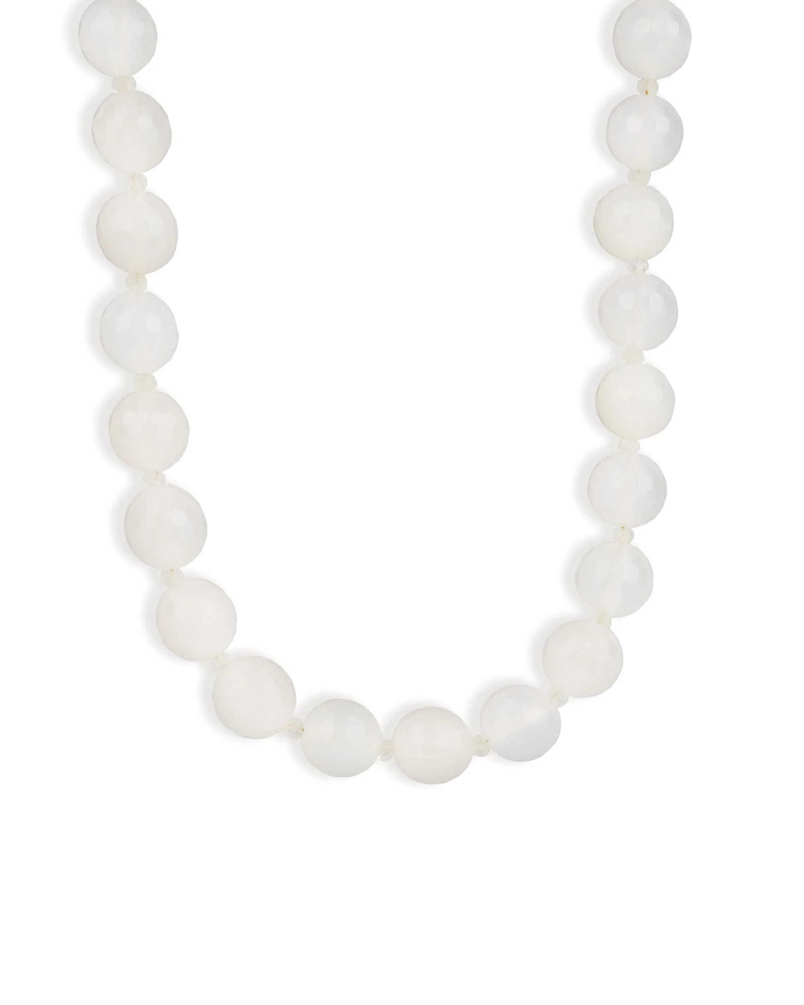 Faceted Mixed Shape Long Beaded Necklace | 10mm