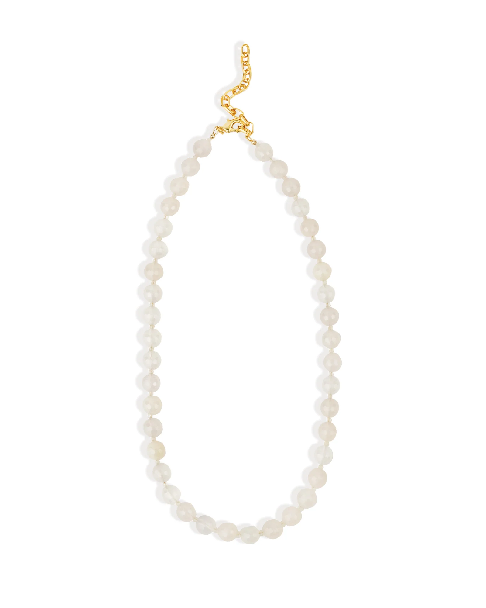 Faceted Mixed Shape Long Beaded Necklace | 10mm - Image 3