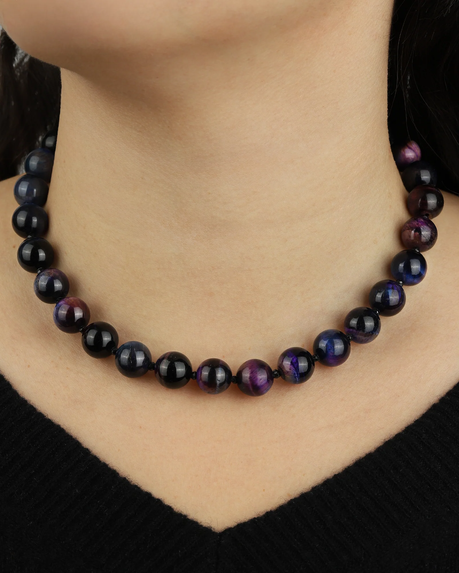 Mixed Shape Chunky Stone Necklace | 12mm - Image 2