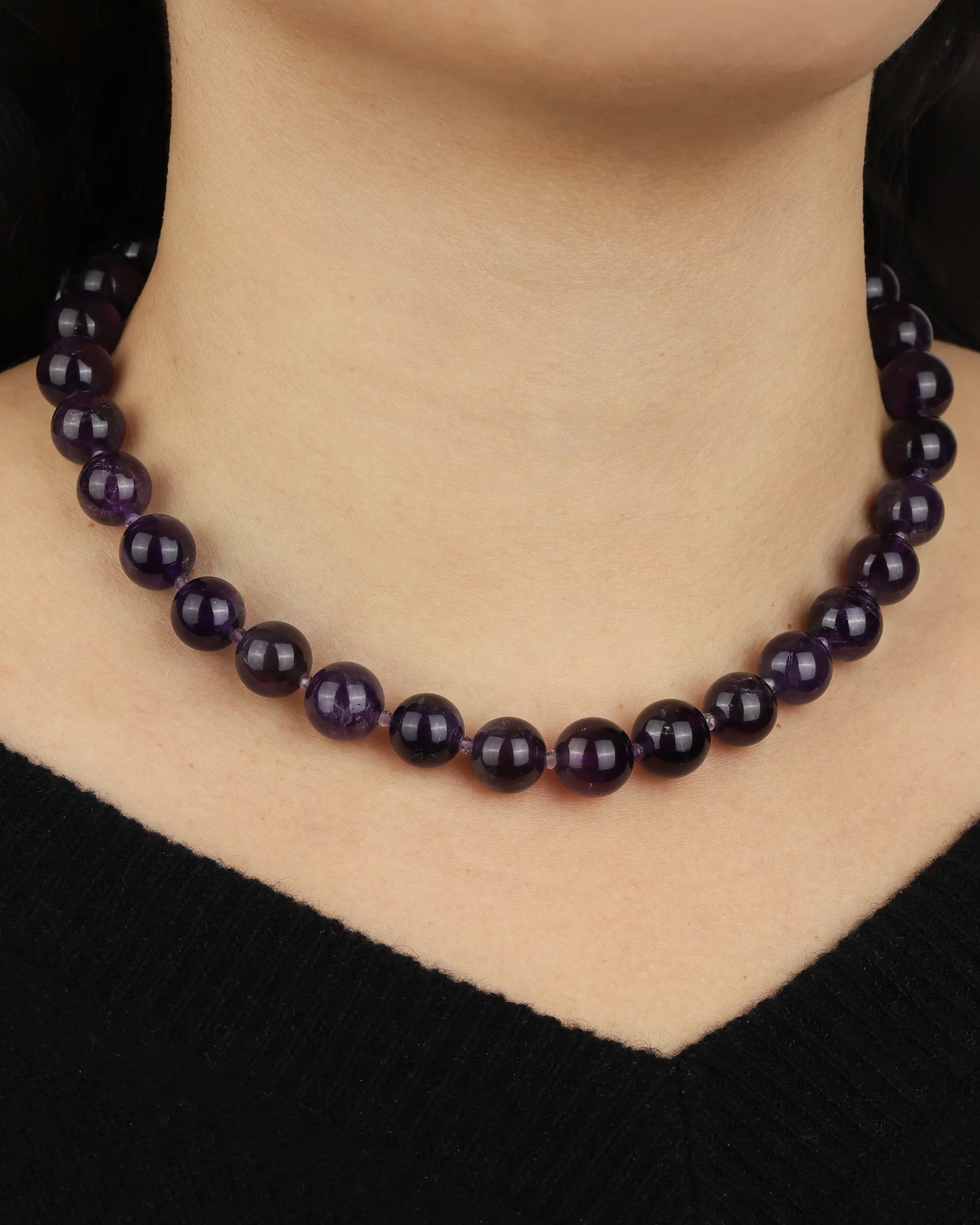 Mixed Shape Chunky Stone Necklace | 12mm - Image 4