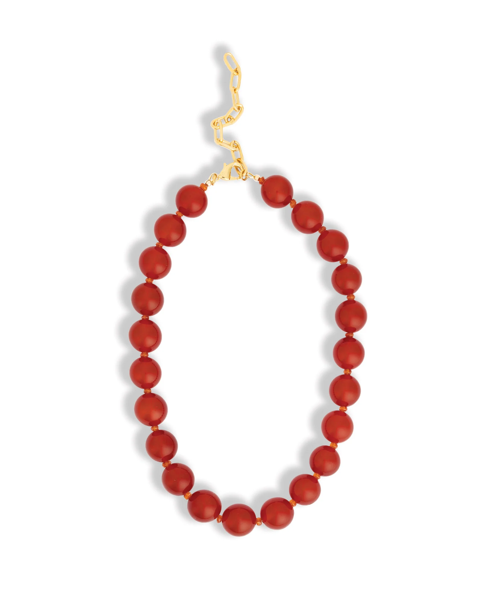 Mixed Shape Chunky Stone Necklace | 14mm - Image 3
