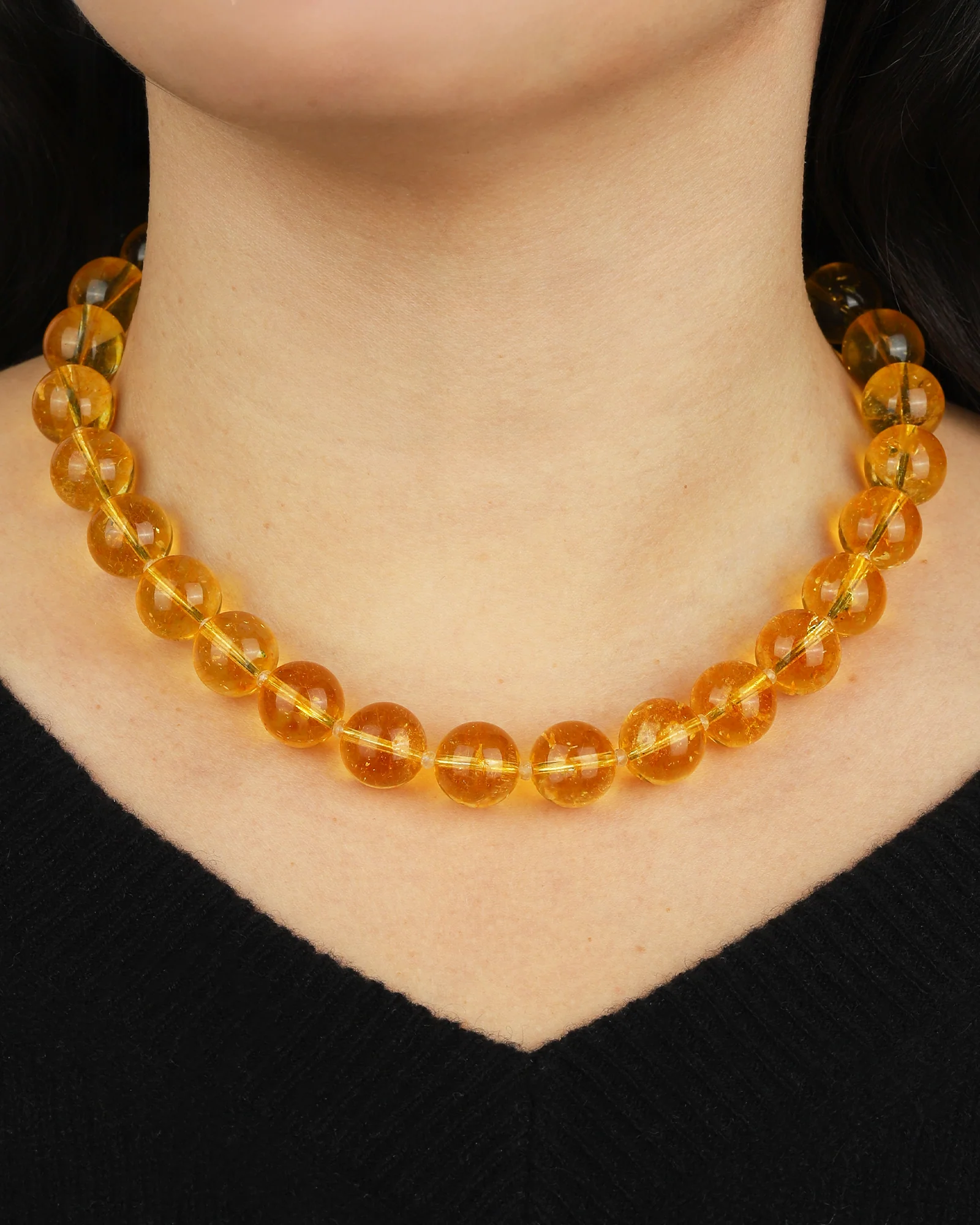 Mixed Shape Chunky Stone Necklace | 14mm - Image 2