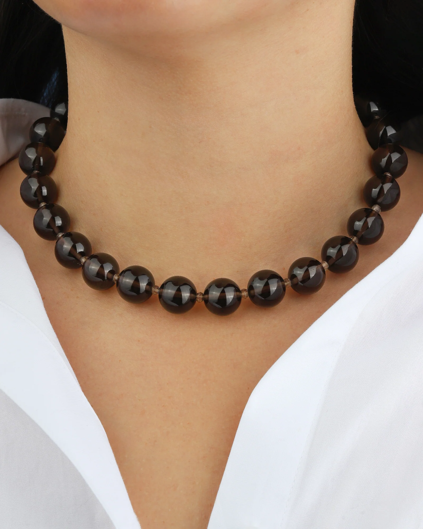 Mixed Shape Chunky Stone Necklace | 14mm - Image 2