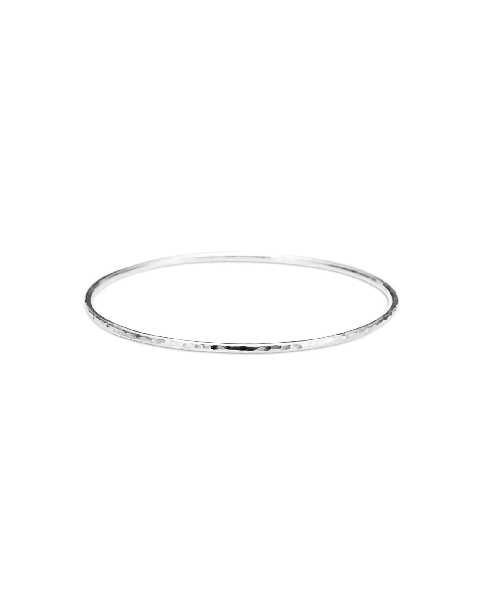 Hammer Textured Stacking Bangle