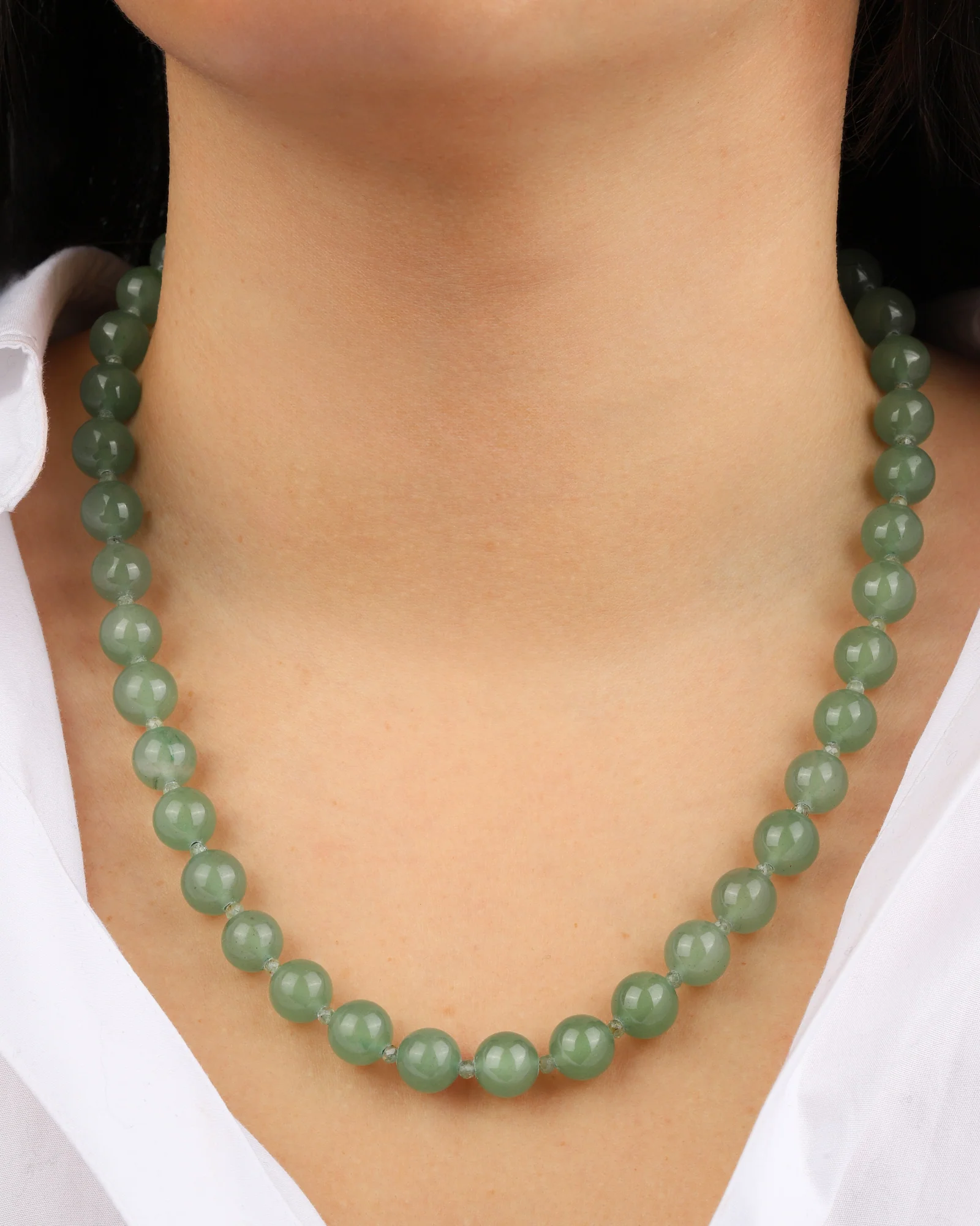 Mixed Shape Long Beaded Necklace | 10mm - Image 2
