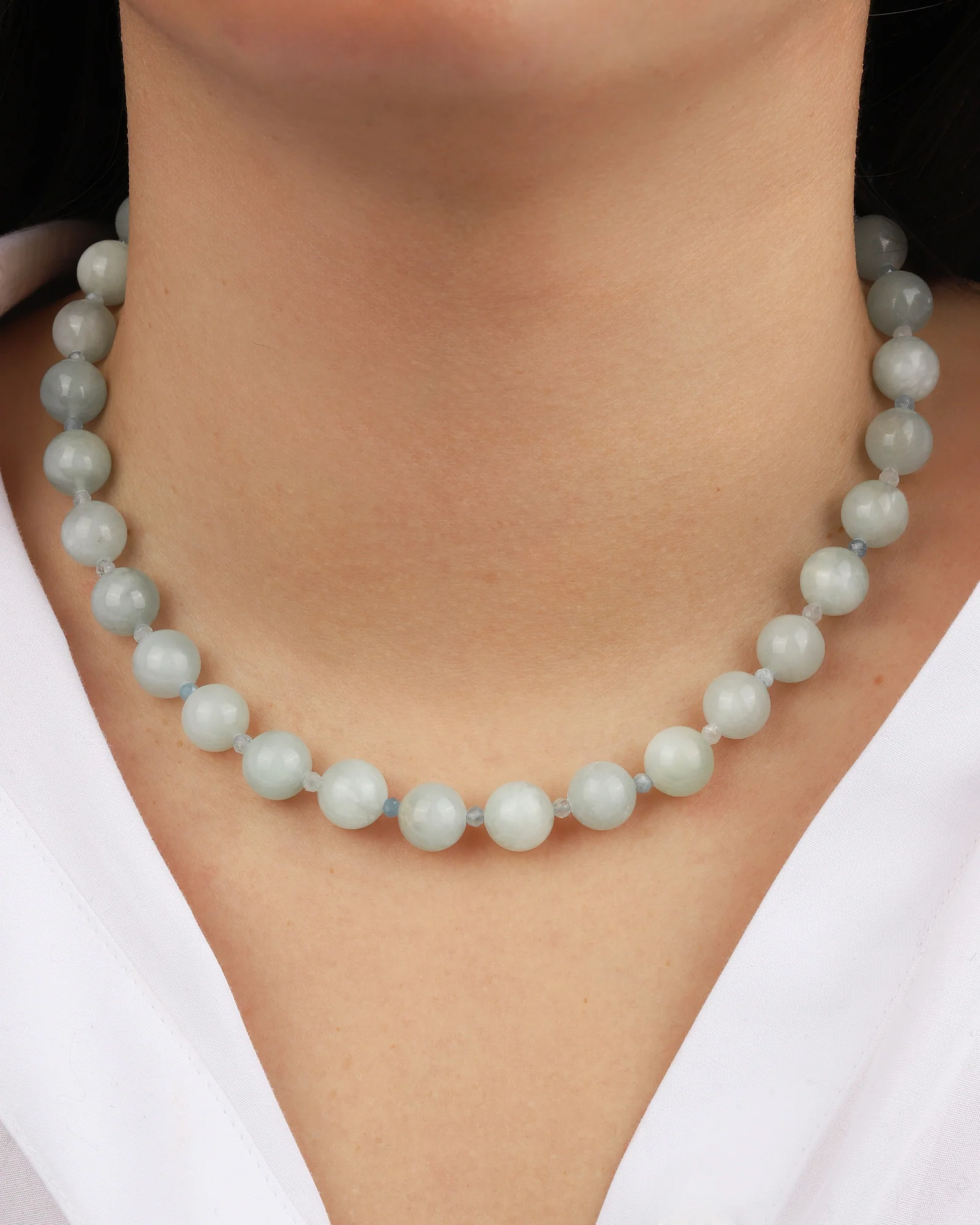 Mixed Shape Beaded Necklace | 10mm - Image 2