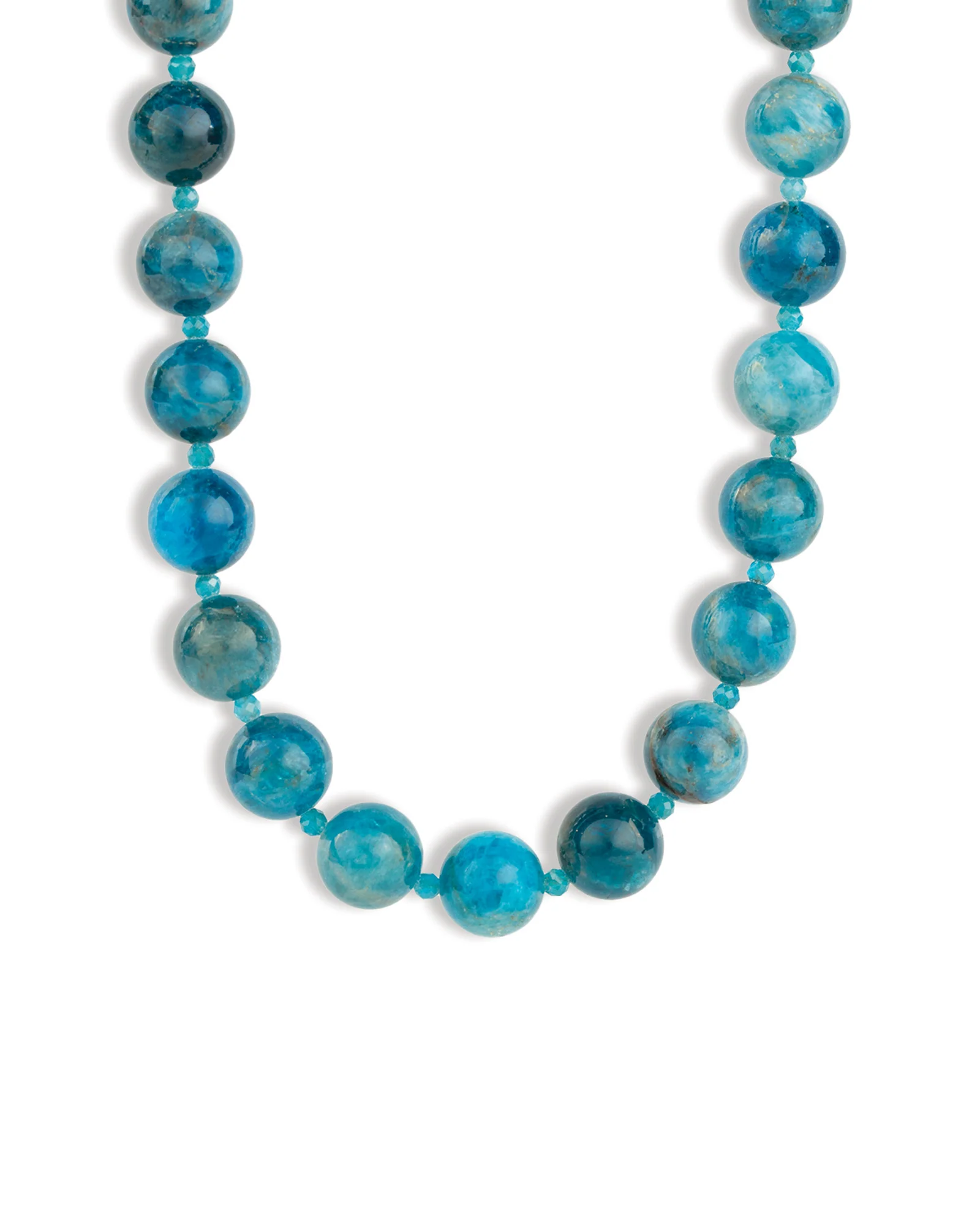 Mixed Shape Chunky Stone Necklace | 12mm