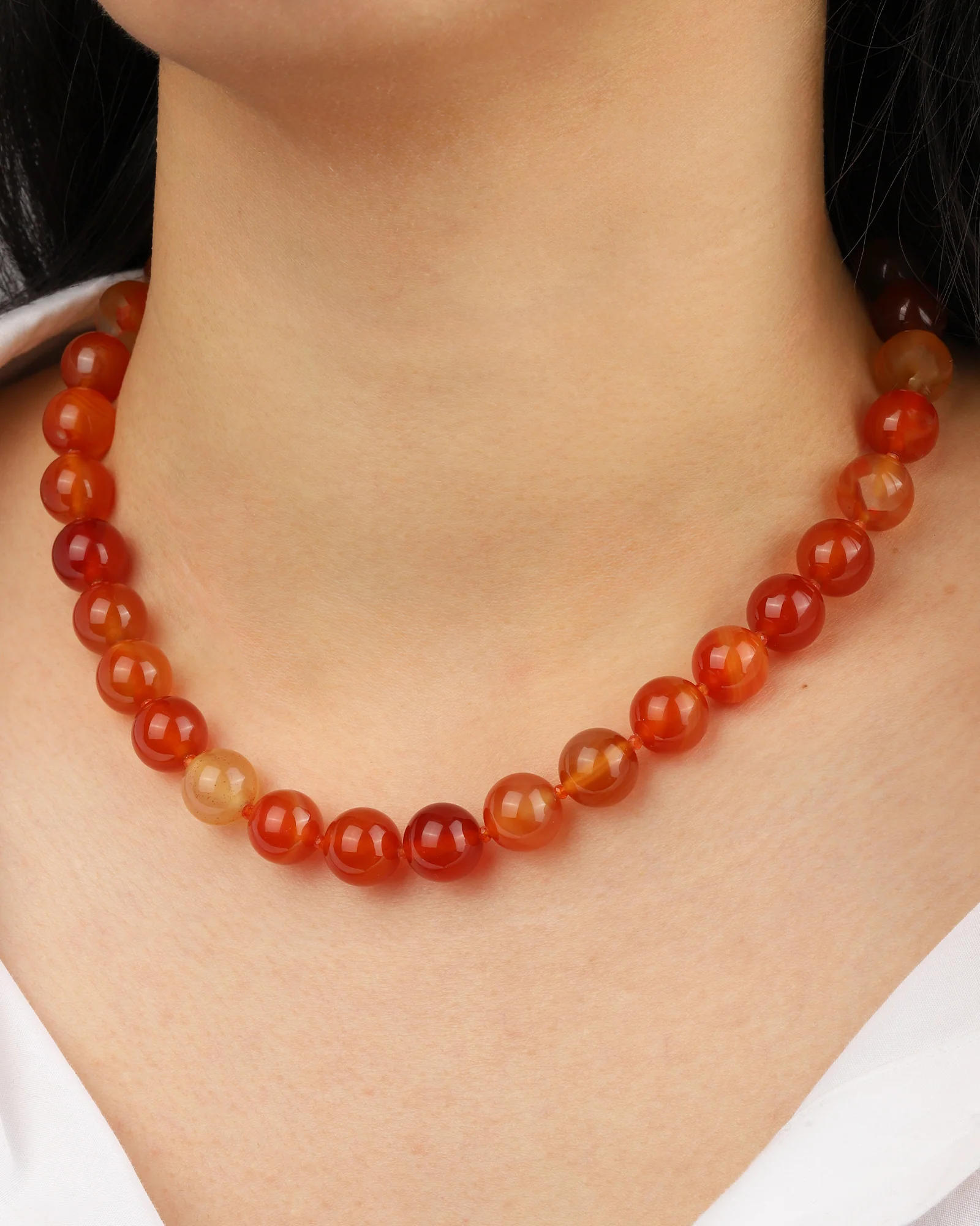 Mixed Shape Chunky Stone Necklace | 12mm - Image 2