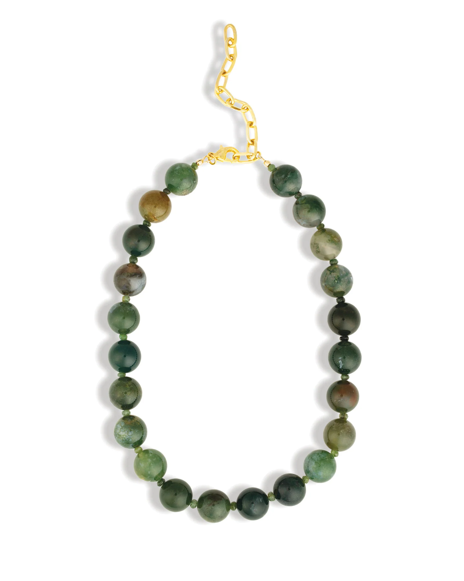 Mixed Shape Chunky Stone Necklace | 14mm - Image 3