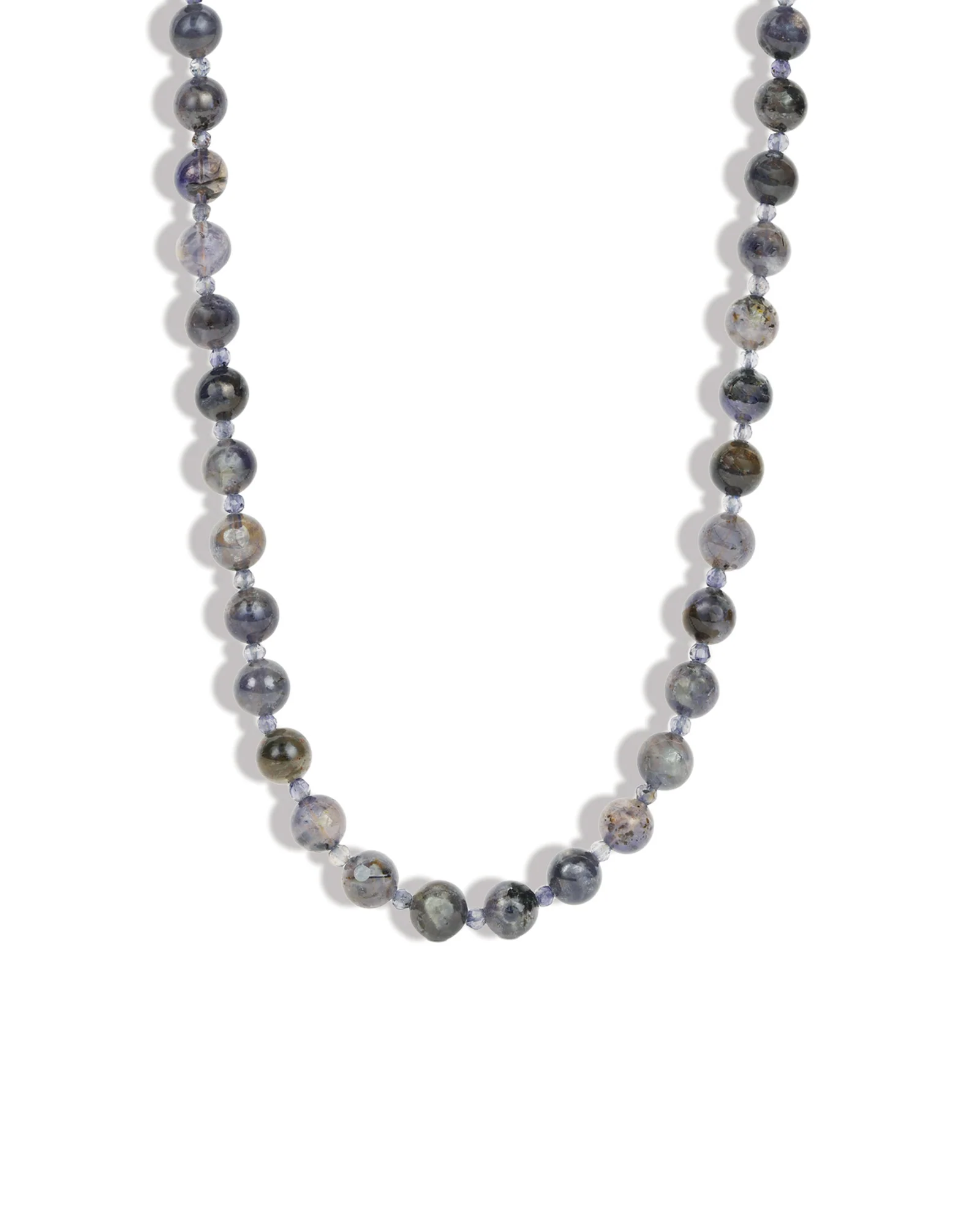 Mixed Shape Extra Long Beaded Necklace | 8mm