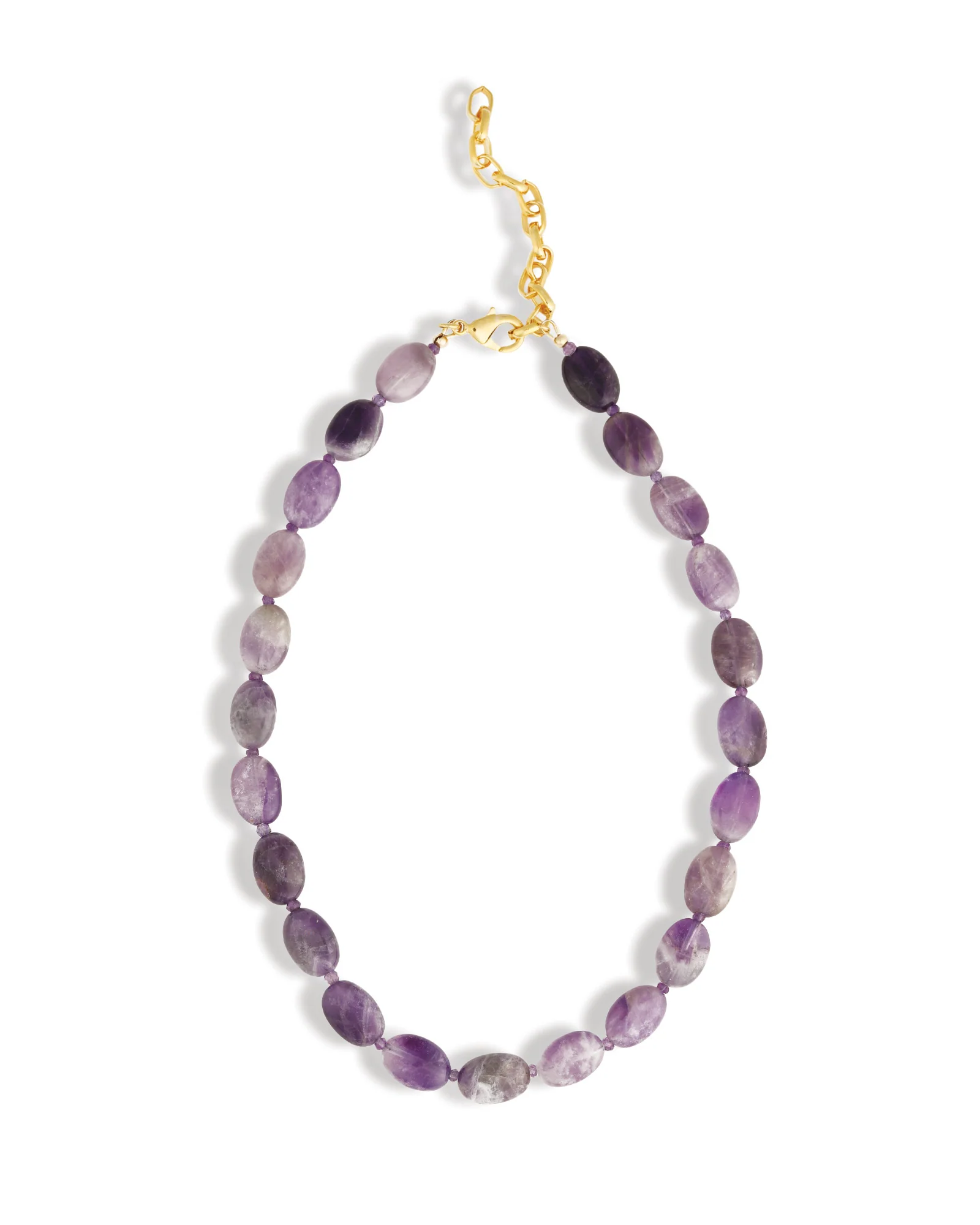 Petite Oval Beaded Necklace - Image 3