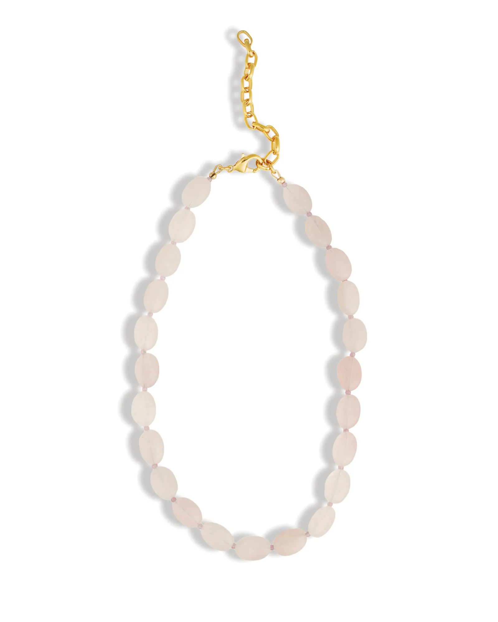Petite Oval Beaded Necklace - Image 3