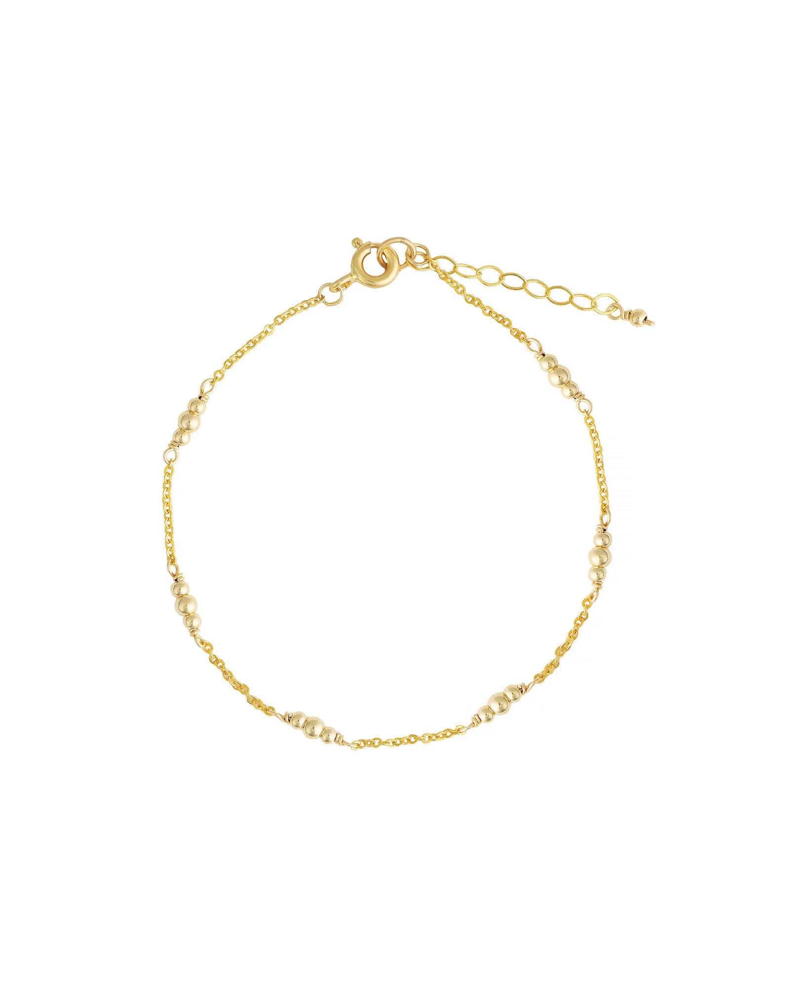 Graduated Bead Station Bracelet