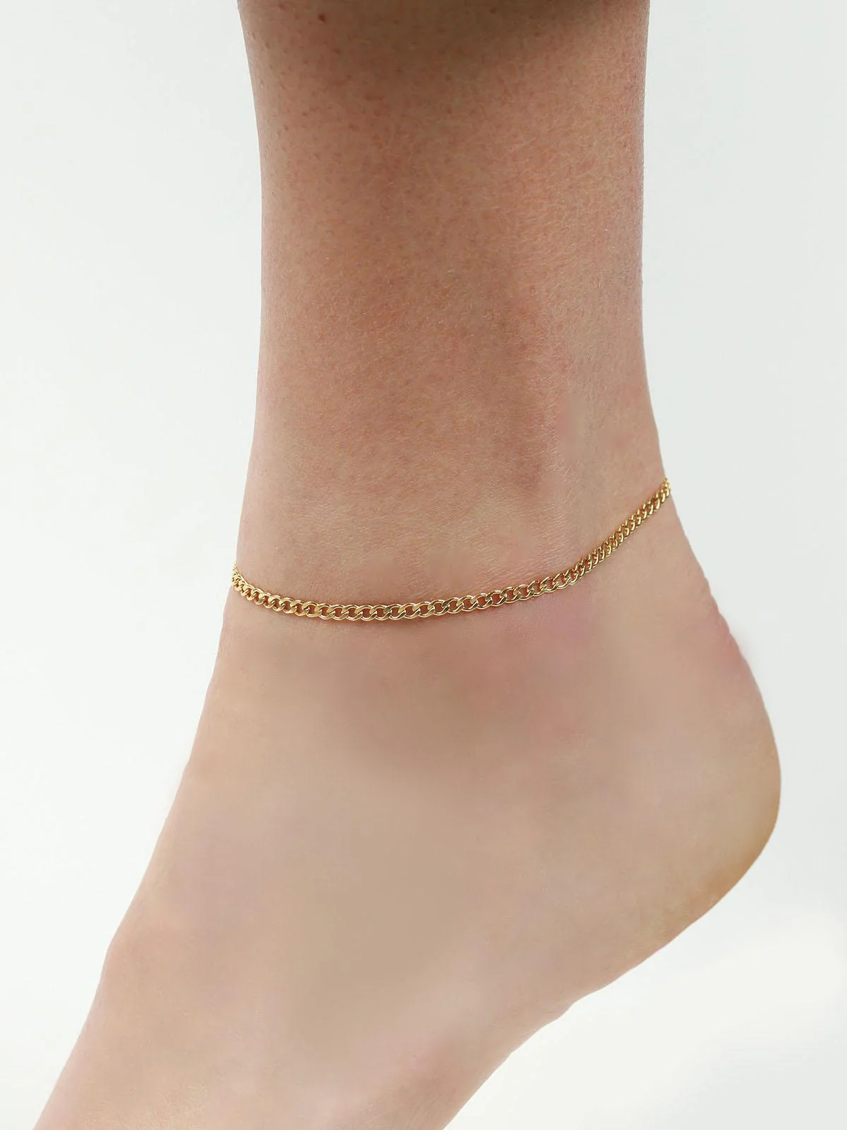 Curb Chain Anklet I Medium - Image 3
