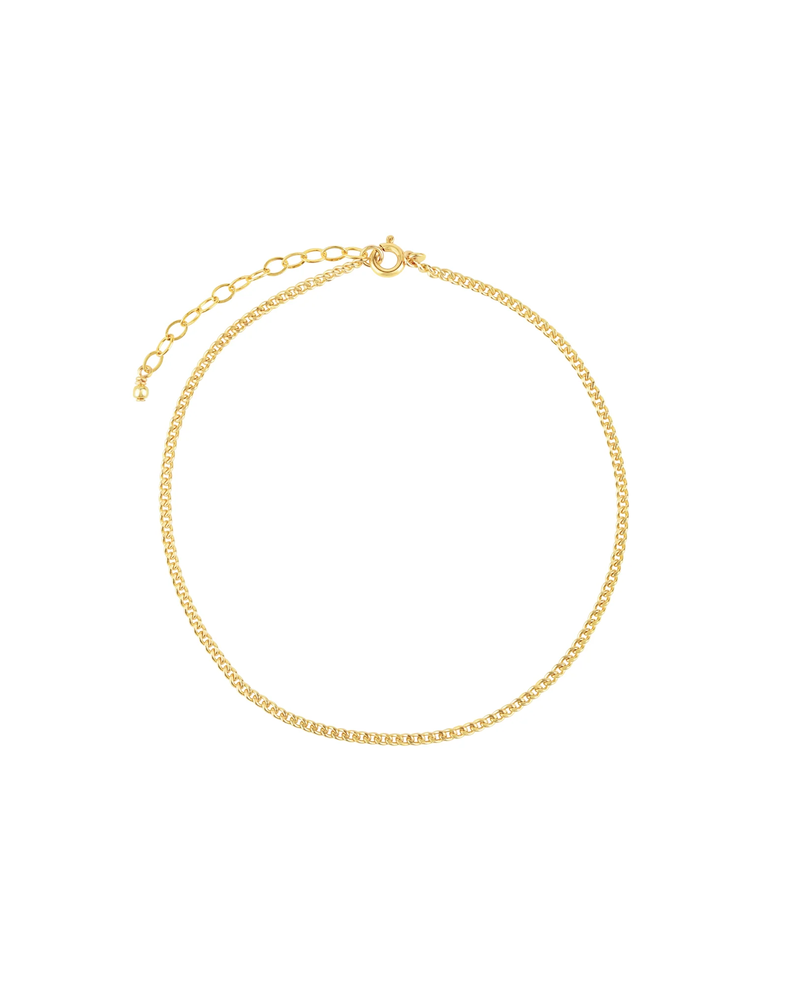 Curb Chain Anklet | Small