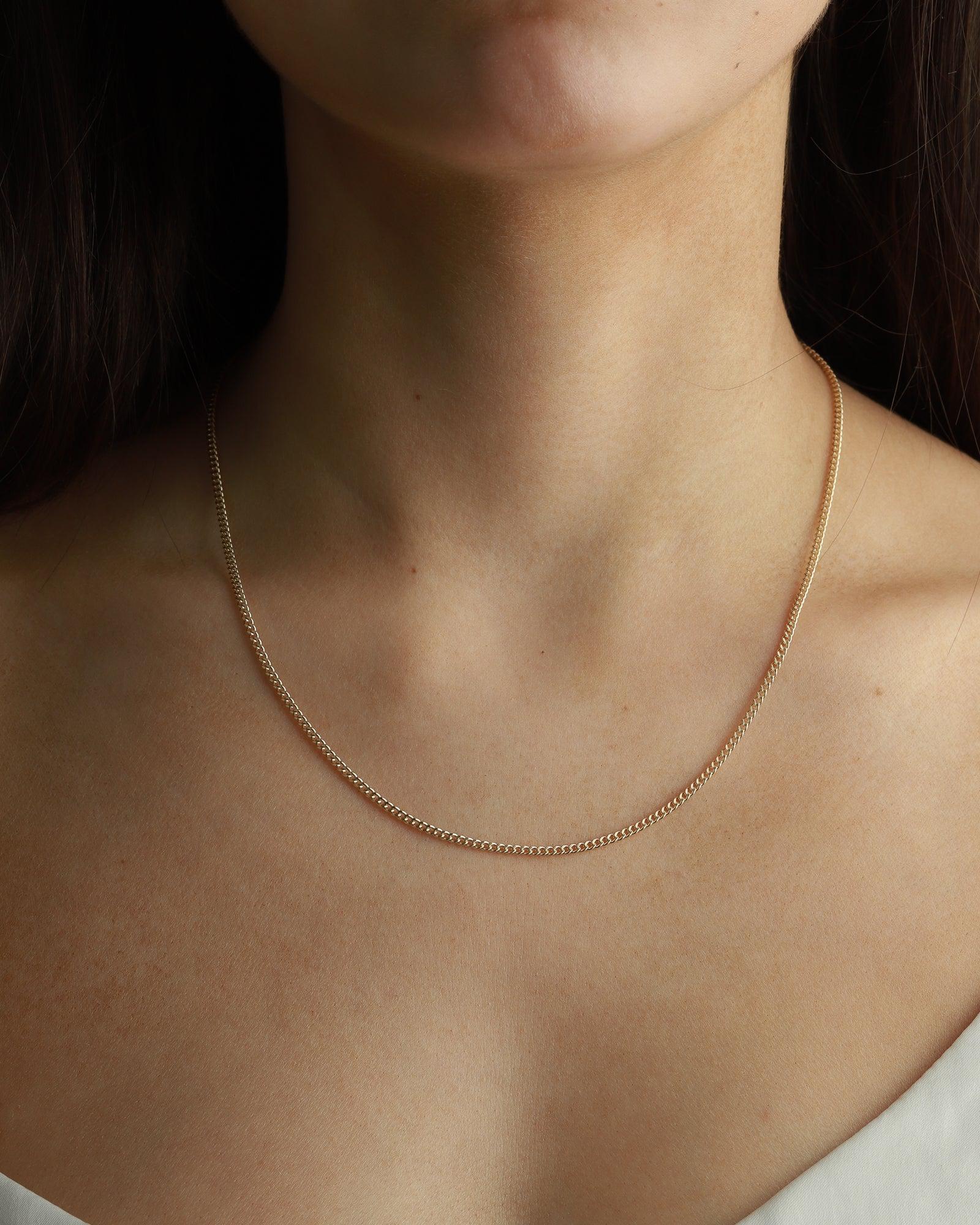 Curb Chain Necklace | Small - Image 3