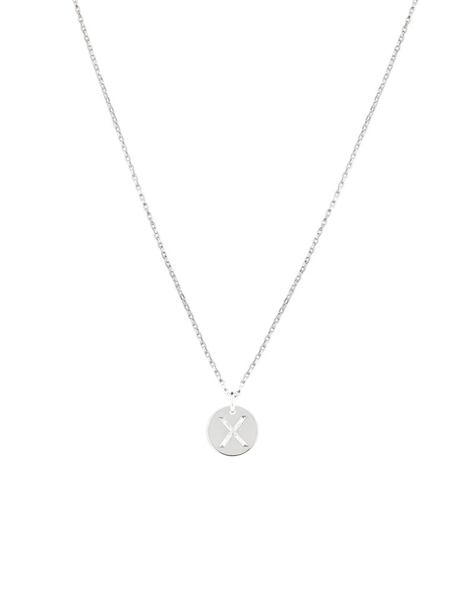 Disc Initial Necklace - Image 24