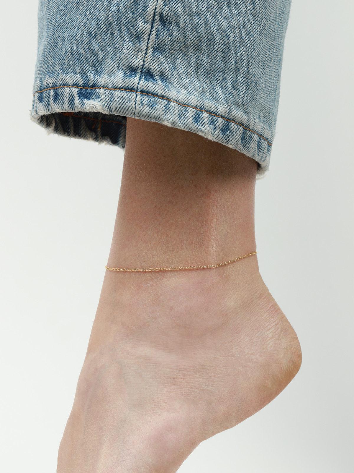 Rope Chain Anklet - Image 2